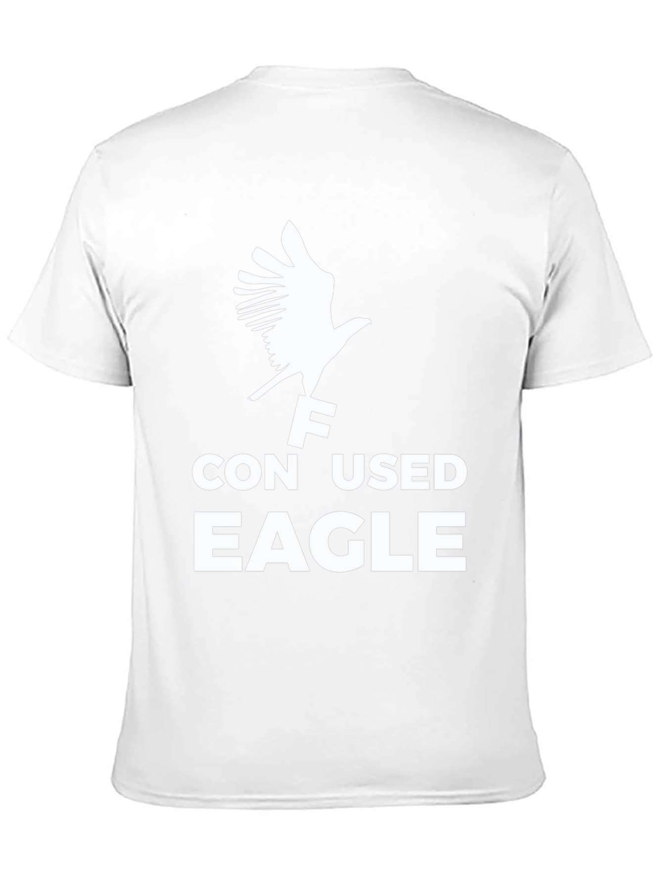 Black Confused Eagle Graphic T-Shirt - Black view 11