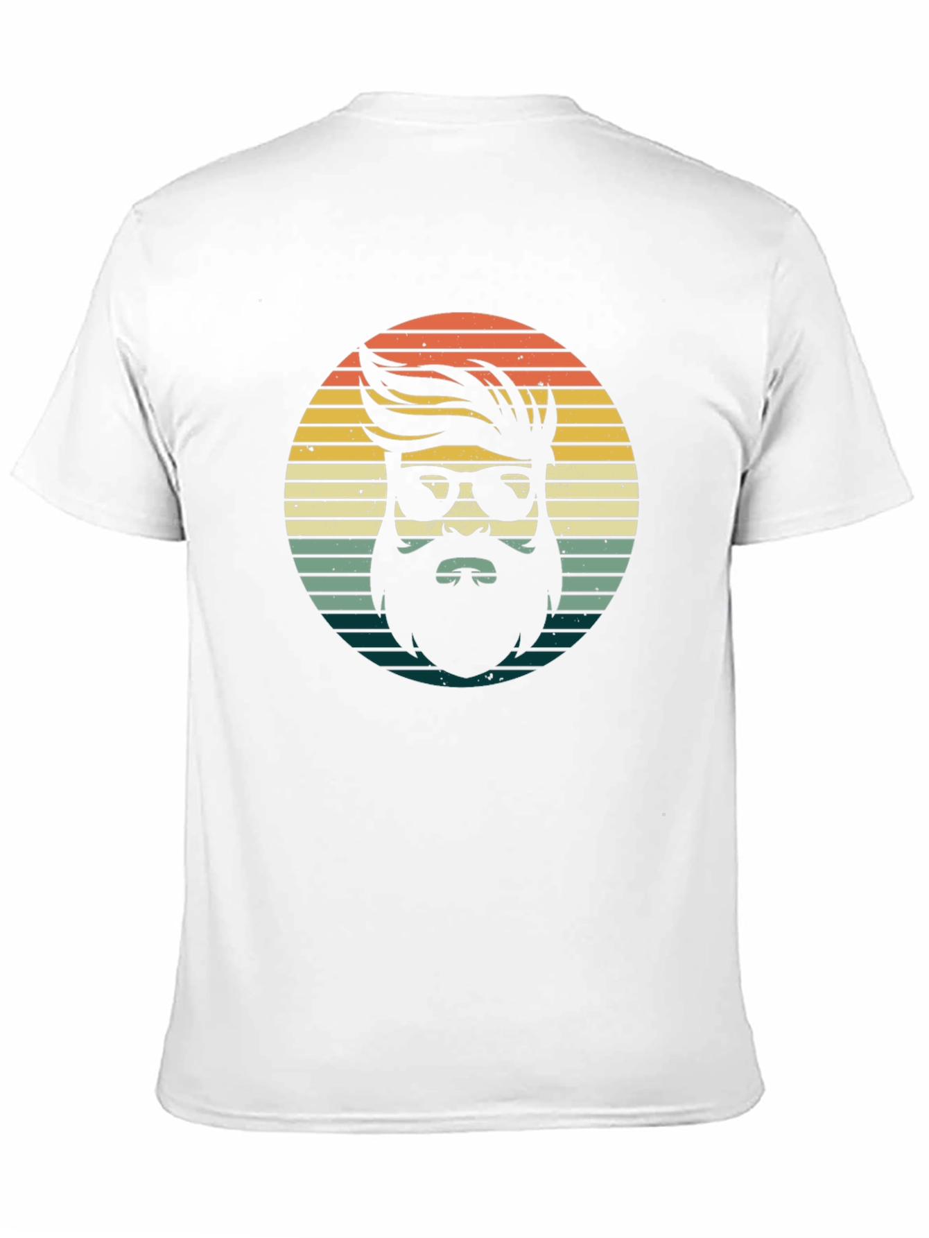 Black Retro Bearded Man Graphic Tee - Stylish Casual Wear view 11