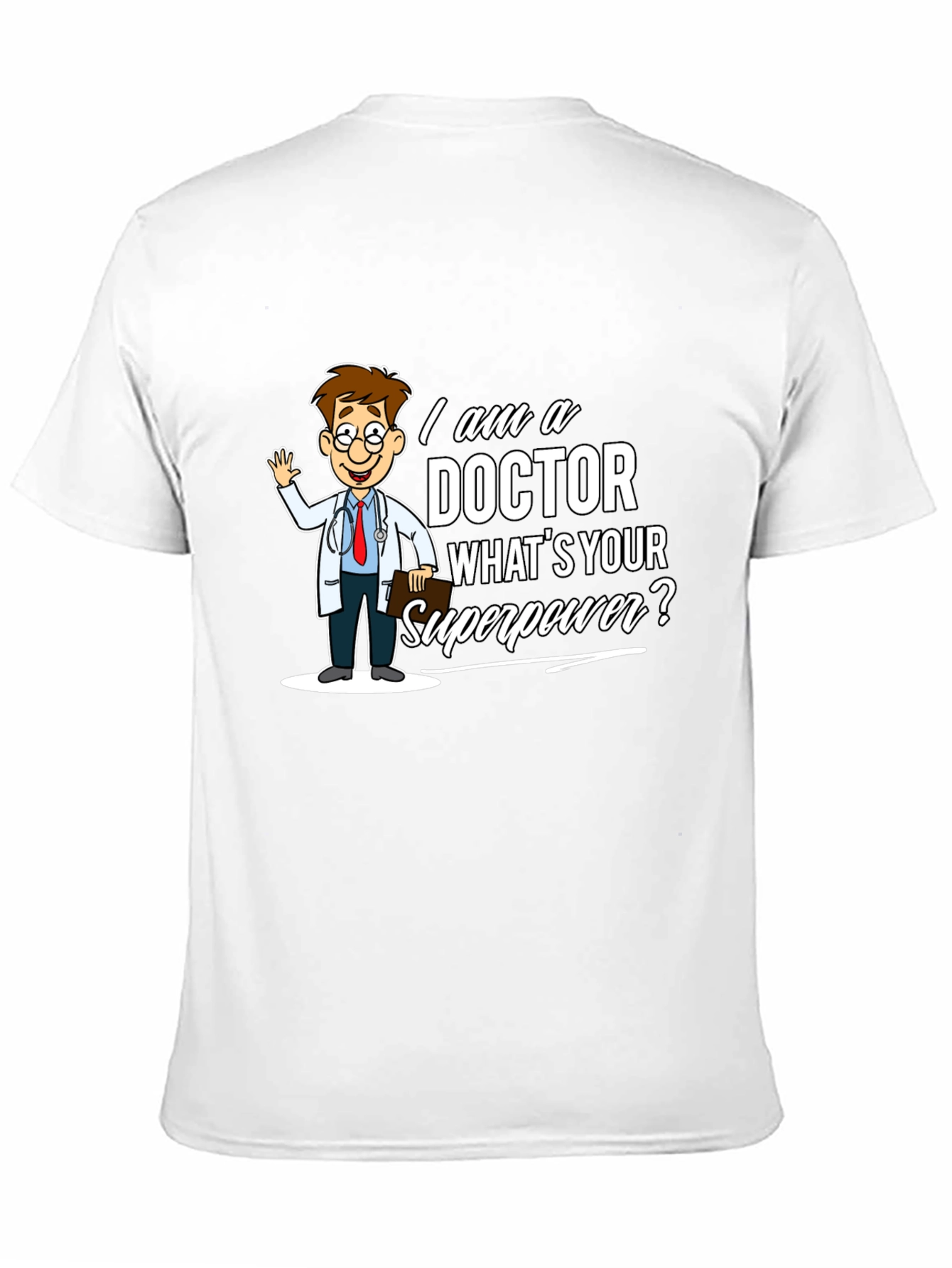 Black Doctor Superpower T-Shirt view 11