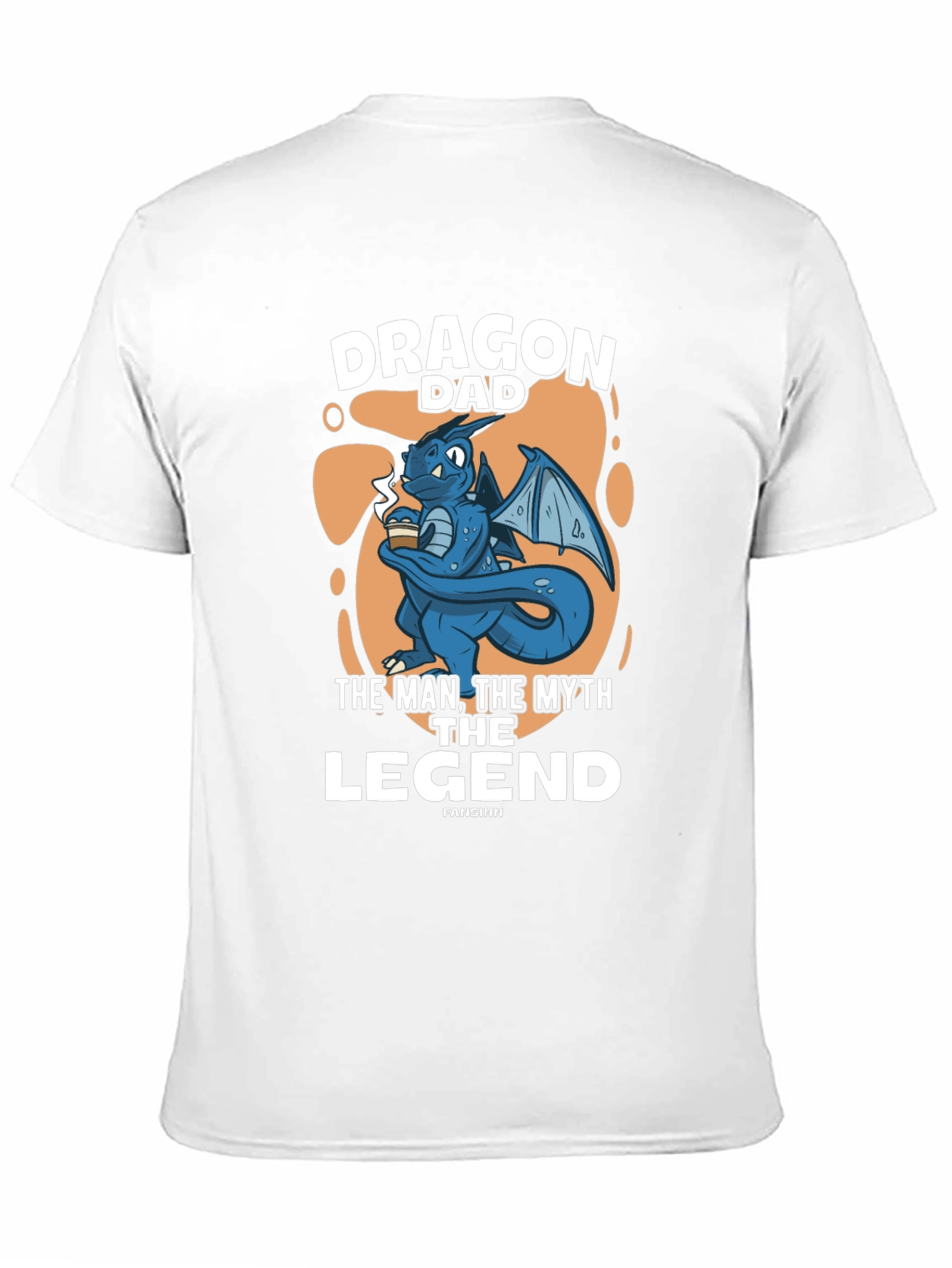 Black Dragon Dad: The Man, The Myth, The Legend T-Shirt view 11