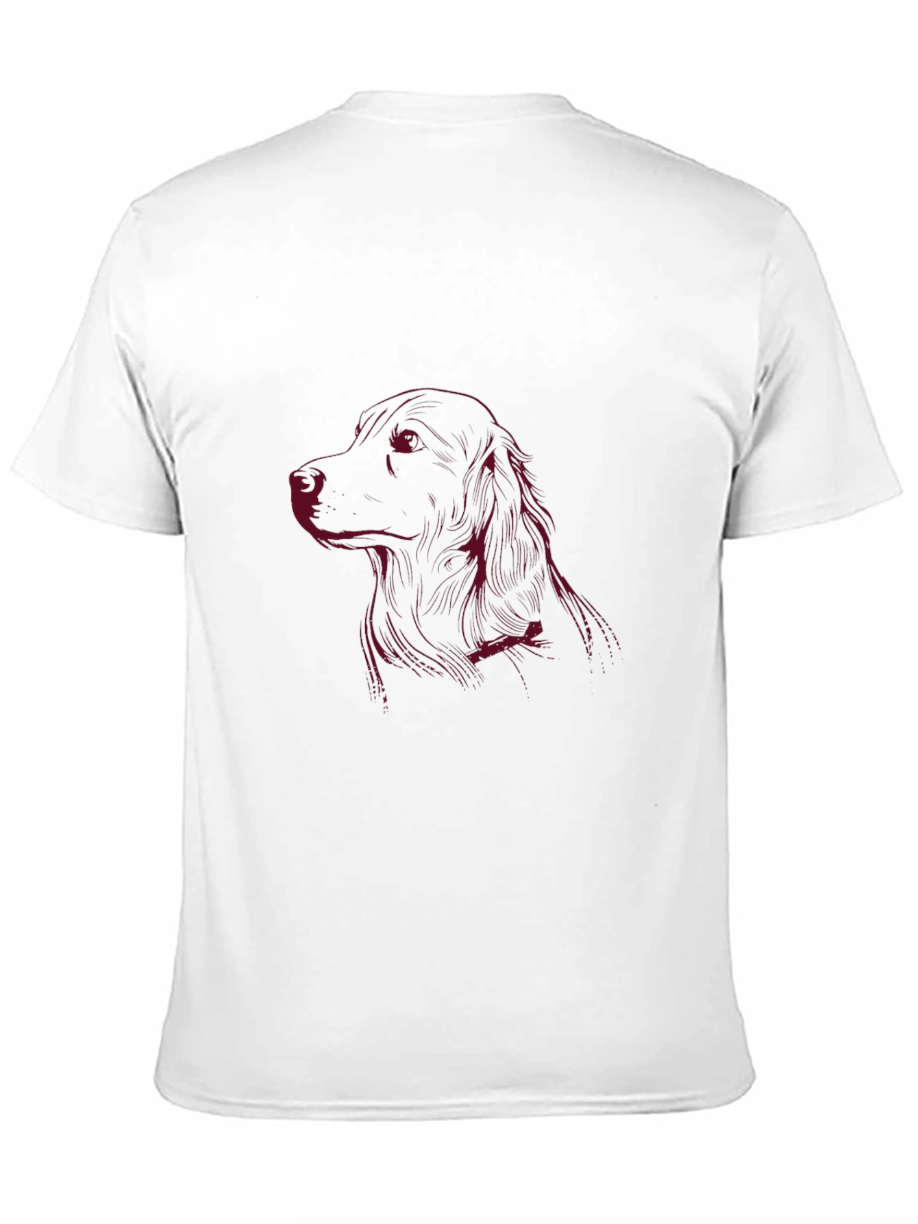 Black Dog Sketch Tee - Classic Crew Neck, Soft Cotton view 11