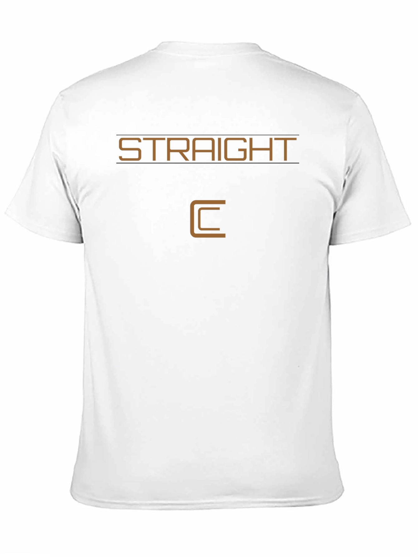 Black Straight Outta College Tee - Classic Crew Neck view 11
