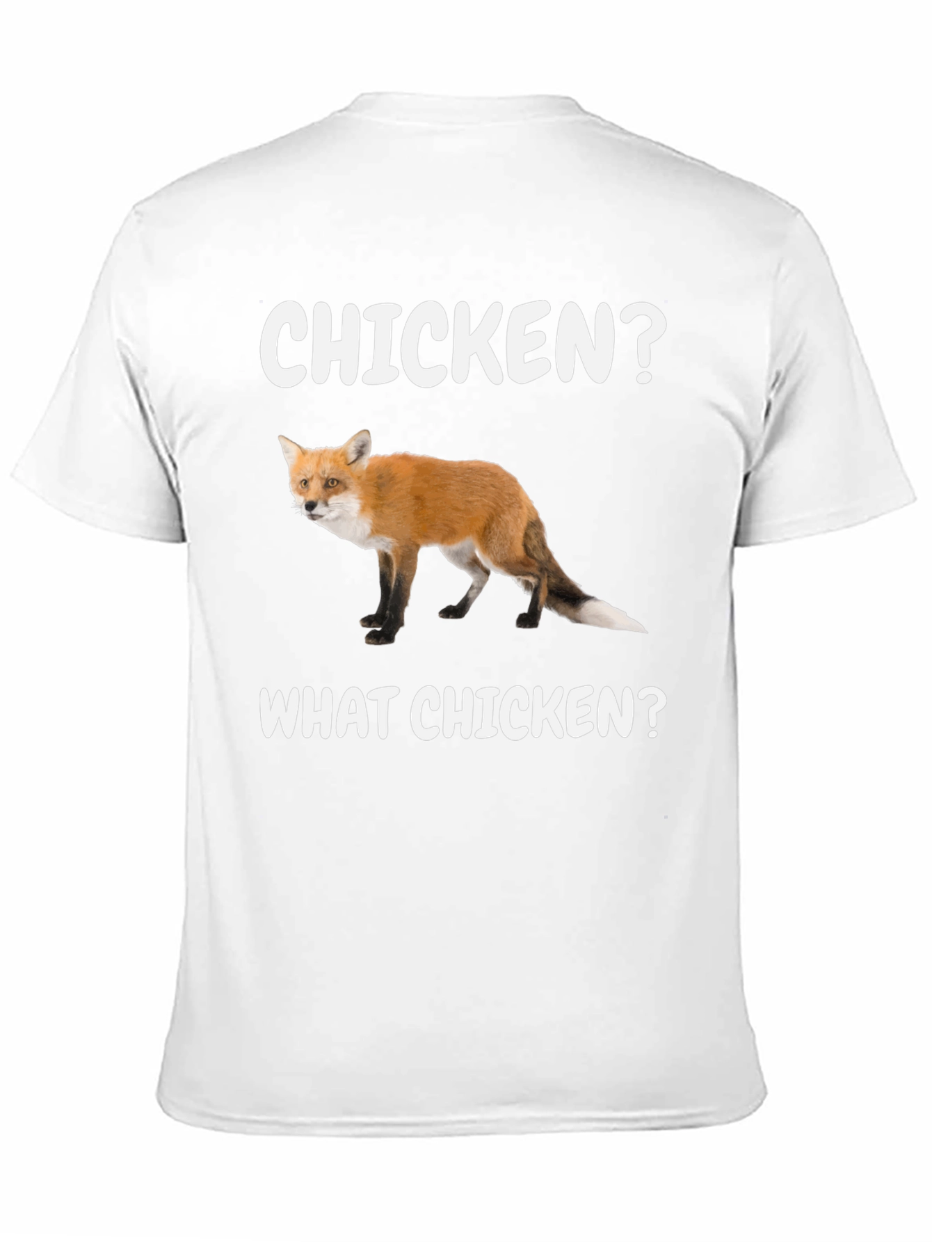 Black Chicken? What Chicken? Fox Graphic Tee view 11
