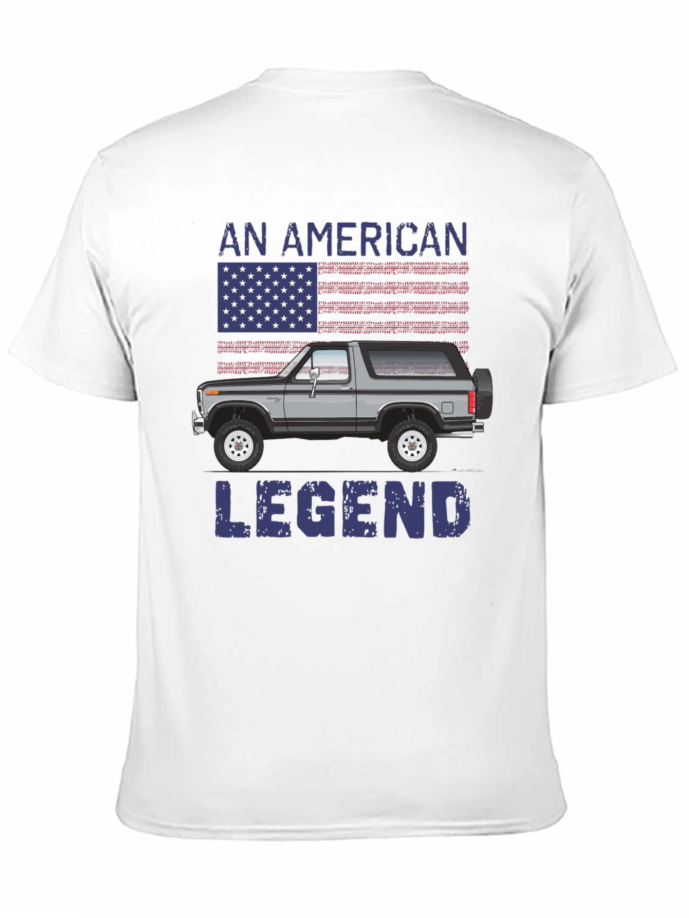 Black American Legend Truck T-Shirt view 11