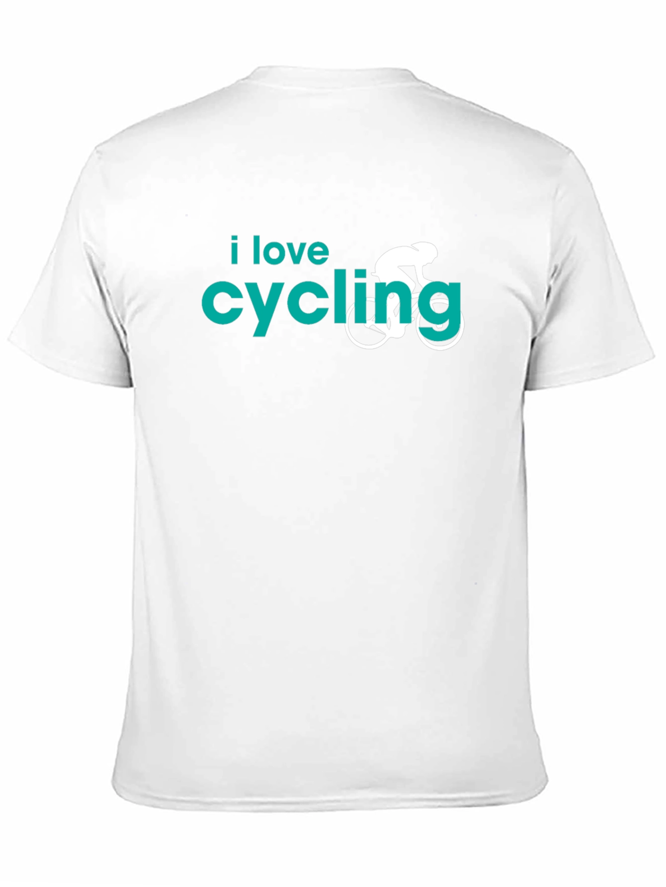 Black I Love Cycling Graphic T-Shirt - Black view 11
