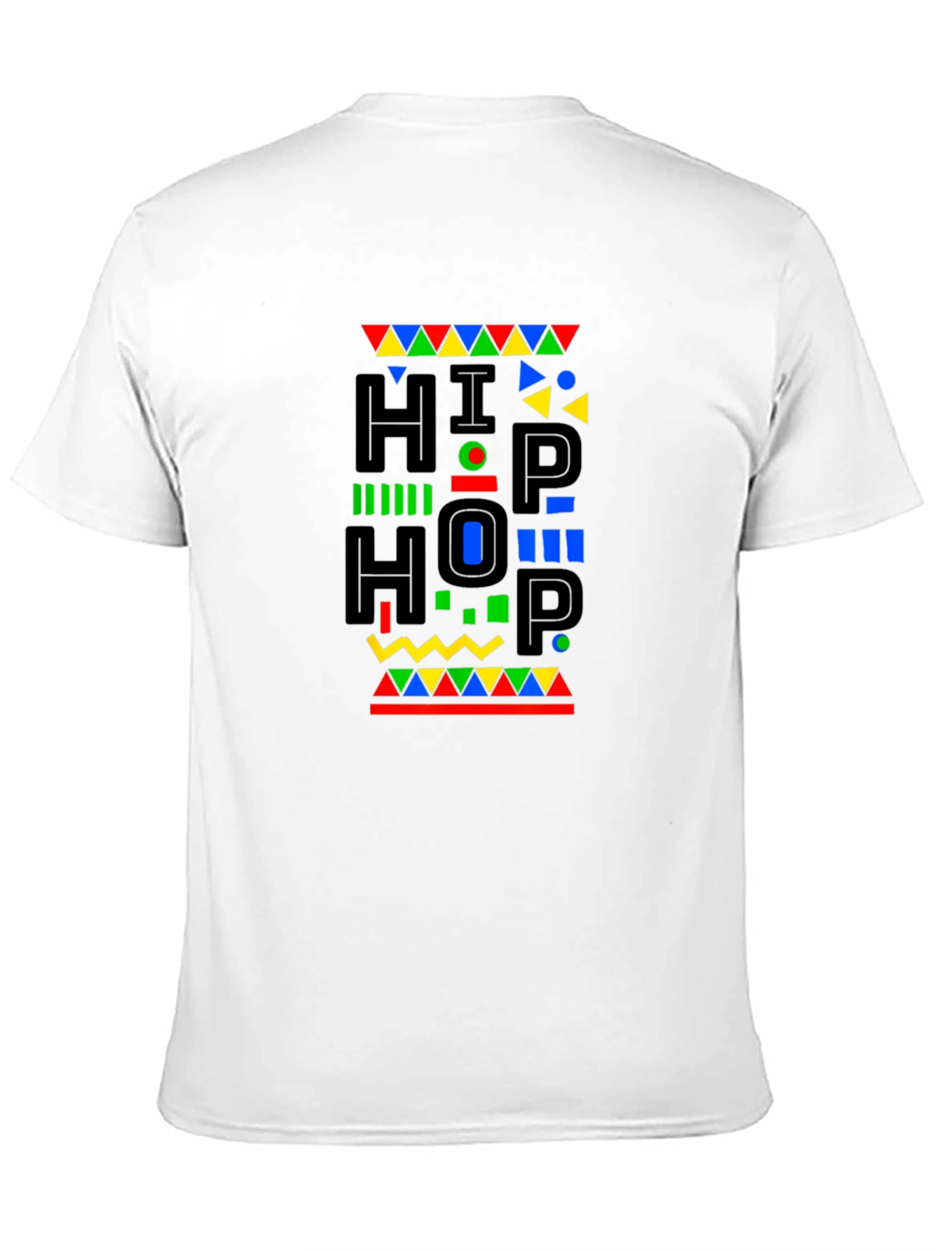 Black Retro Hip Hop Graphic Black T-Shirt view 11