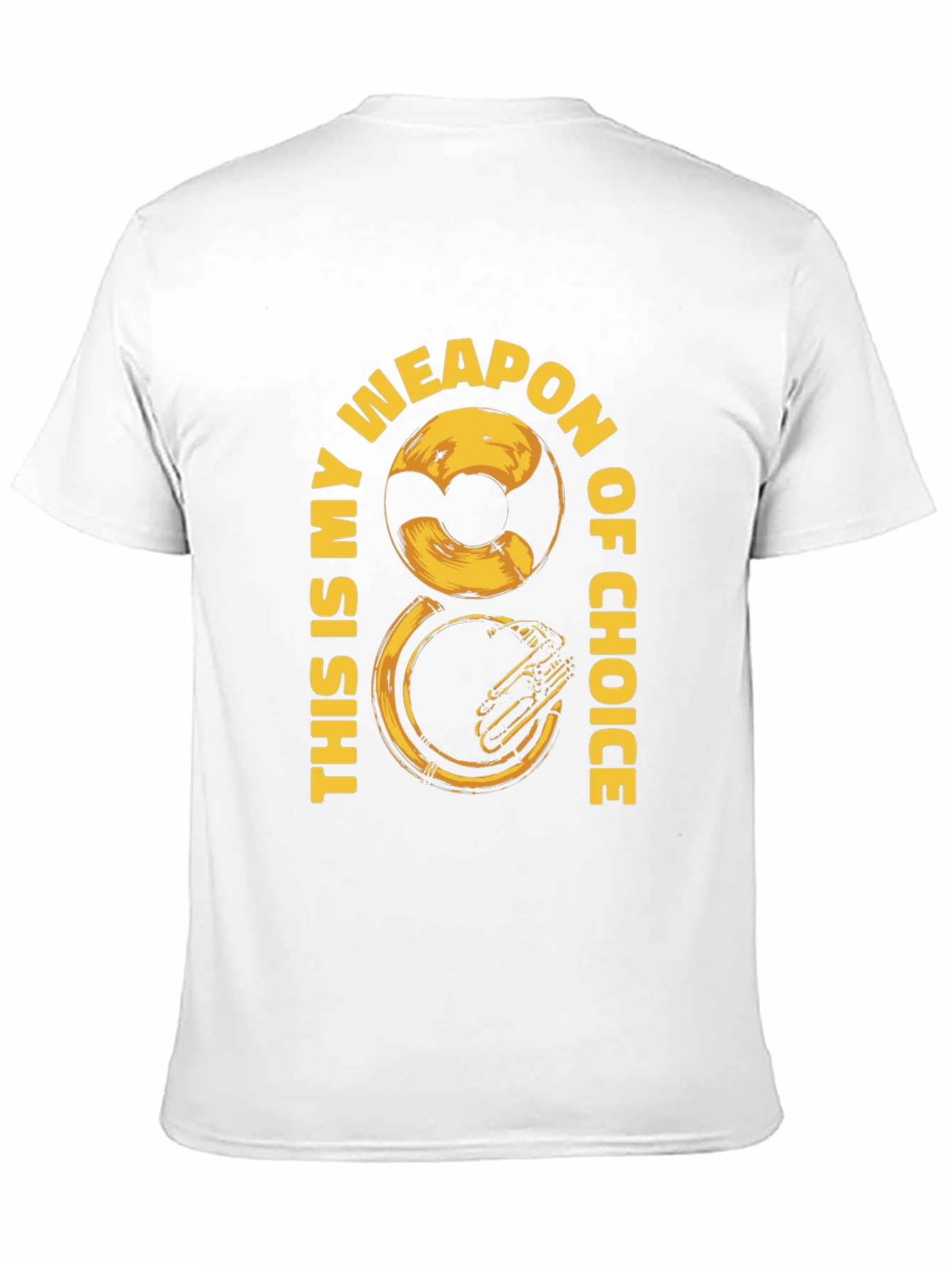 Black Tuba Weapon of Choice Graphic Tee view 11