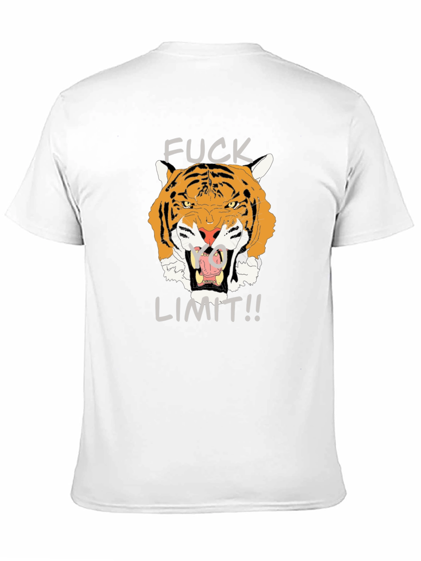Black Tiger Graphic T-Shirt - Fuck Limit view 11