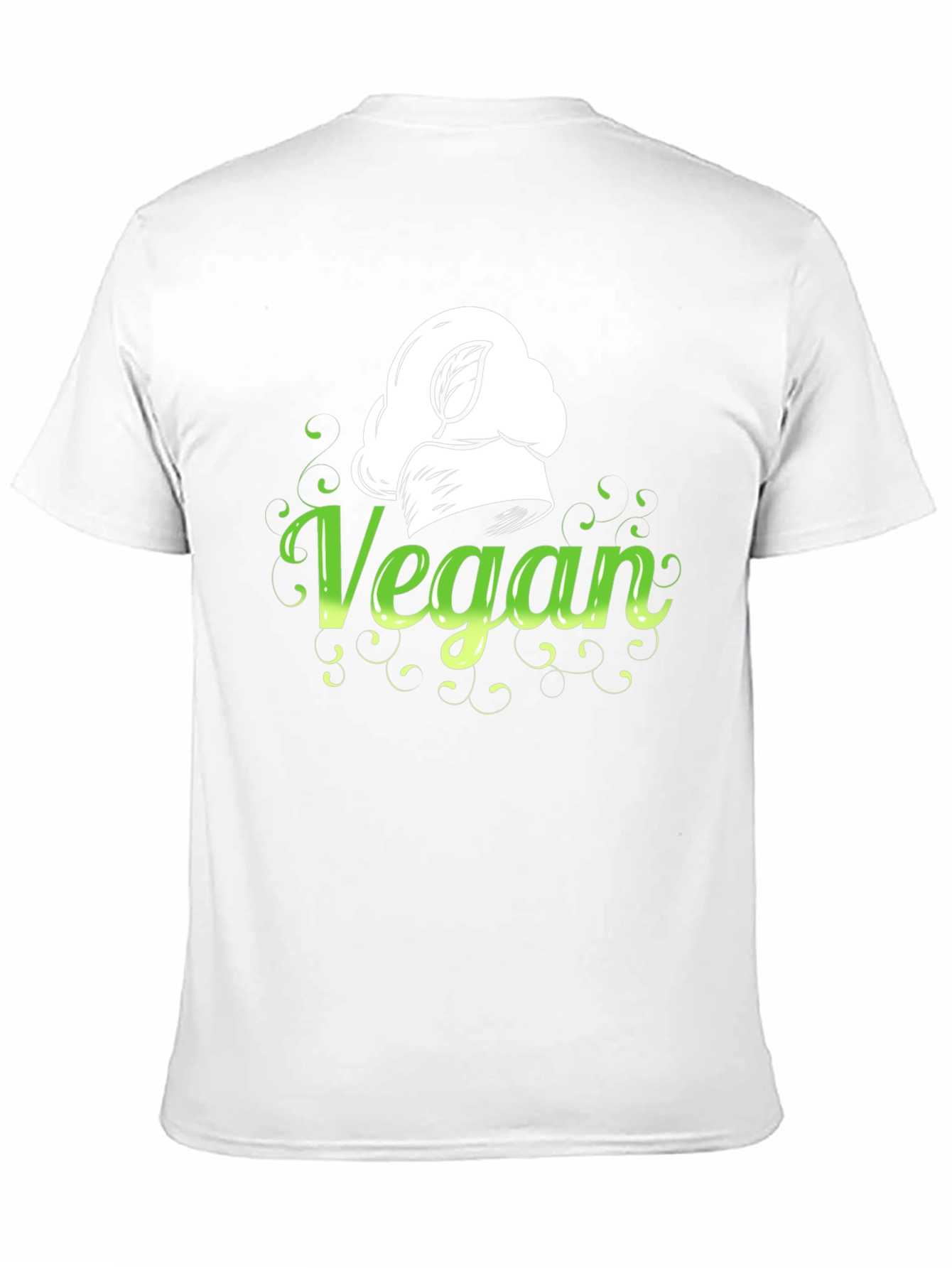 Black Vegan Chef Hat Graphic Tee - Stylish & Comfortable view 11