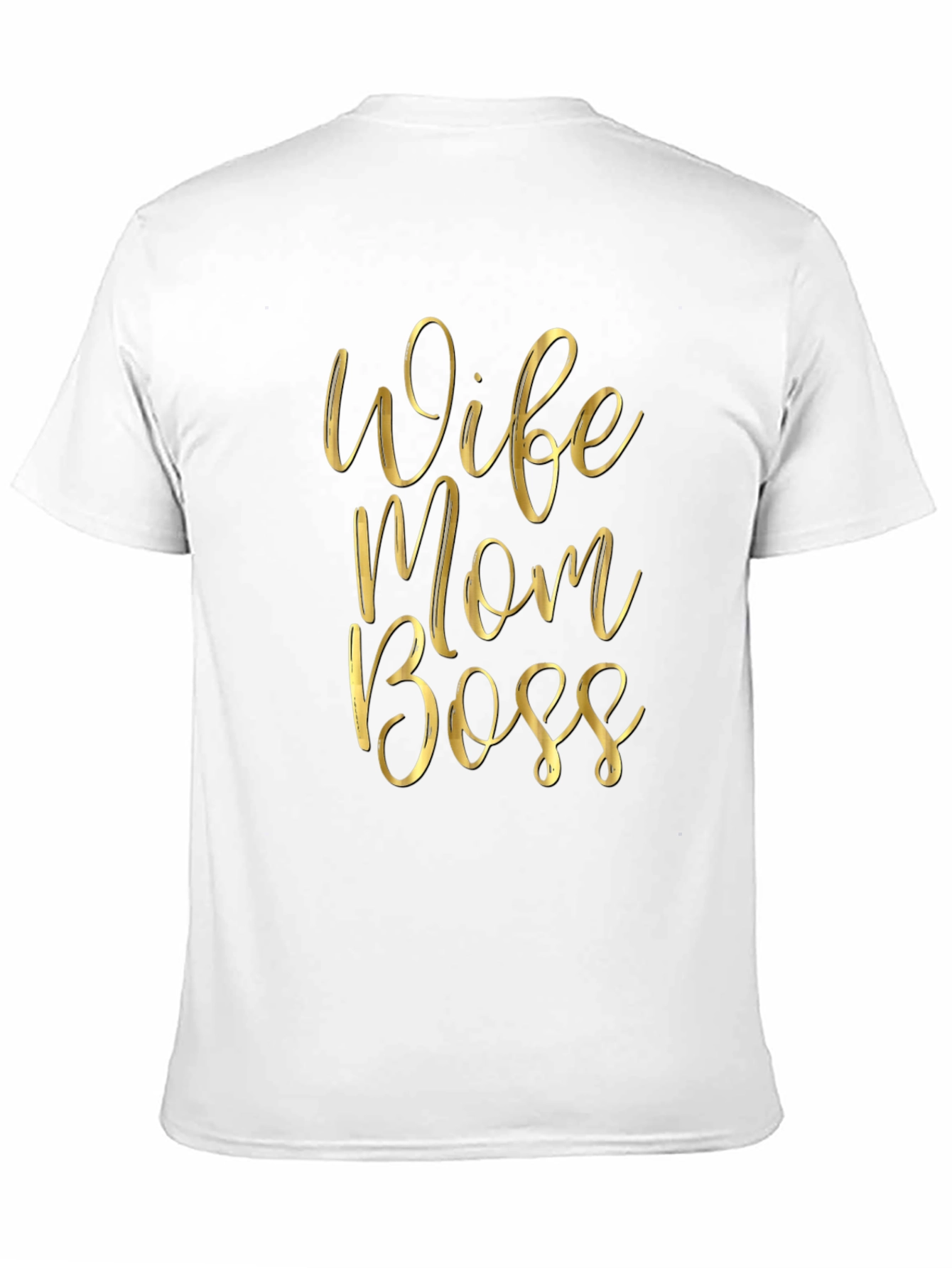 Black Wife Mom Boss Black Graphic Tee view 11