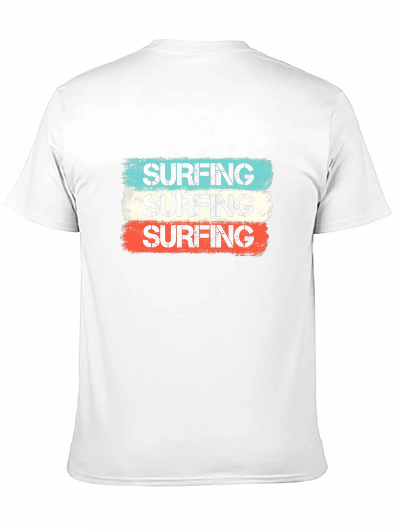 Black Retro Surfing T-Shirt - Black view 11
