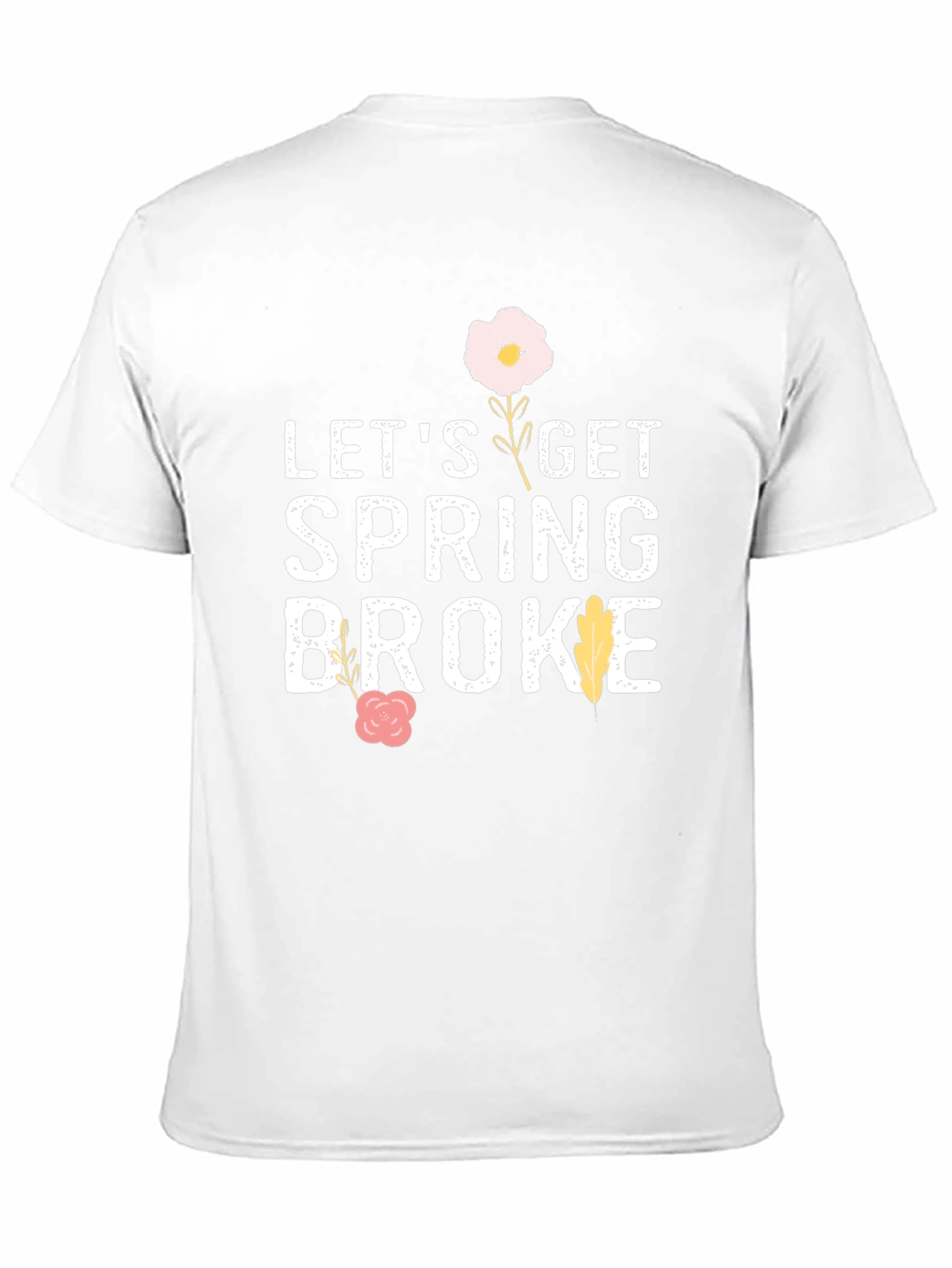 Black Let's Get Spring Broke Black T-Shirt view 11