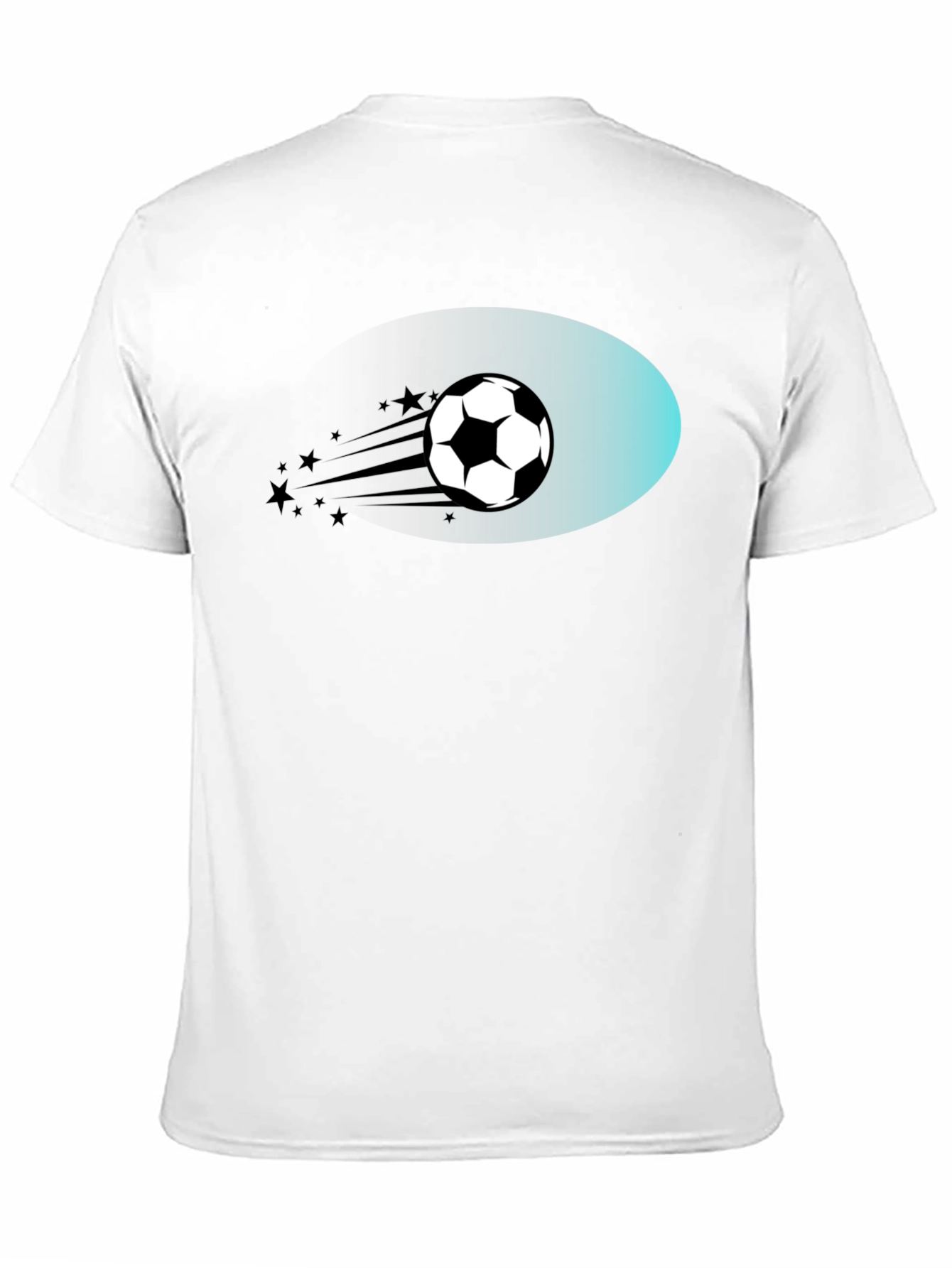 Black Soccer Ball T-Shirt - Black Graphic Tee view 11