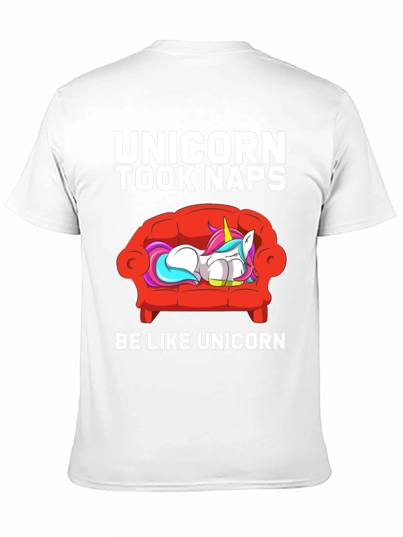 Black Unicorn Took Naps T-Shirt view 11