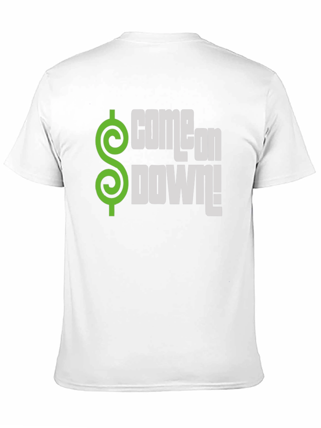 Black Come on Down! T-Shirt view 11