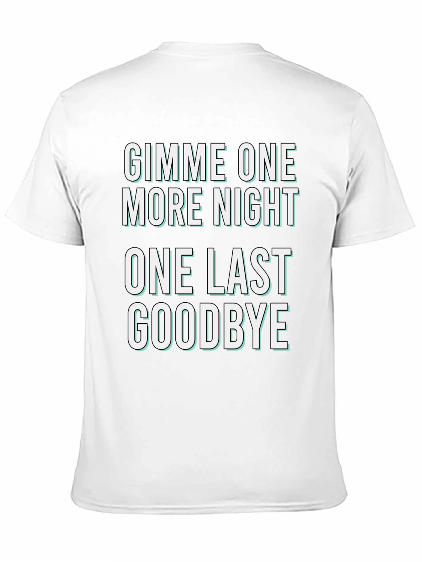 Black Gimme One More Night Graphic Tee view 11