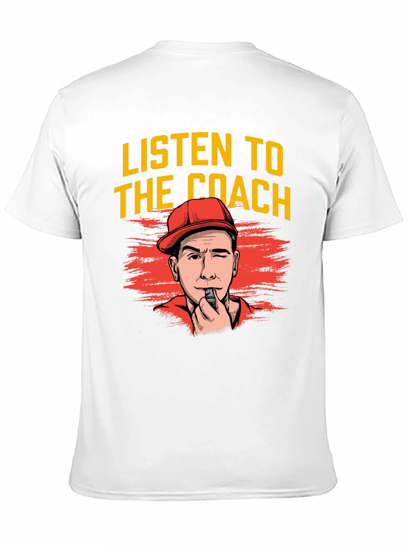 Black Listen To The Coach T-Shirt Funny Cartoon Tee view 11