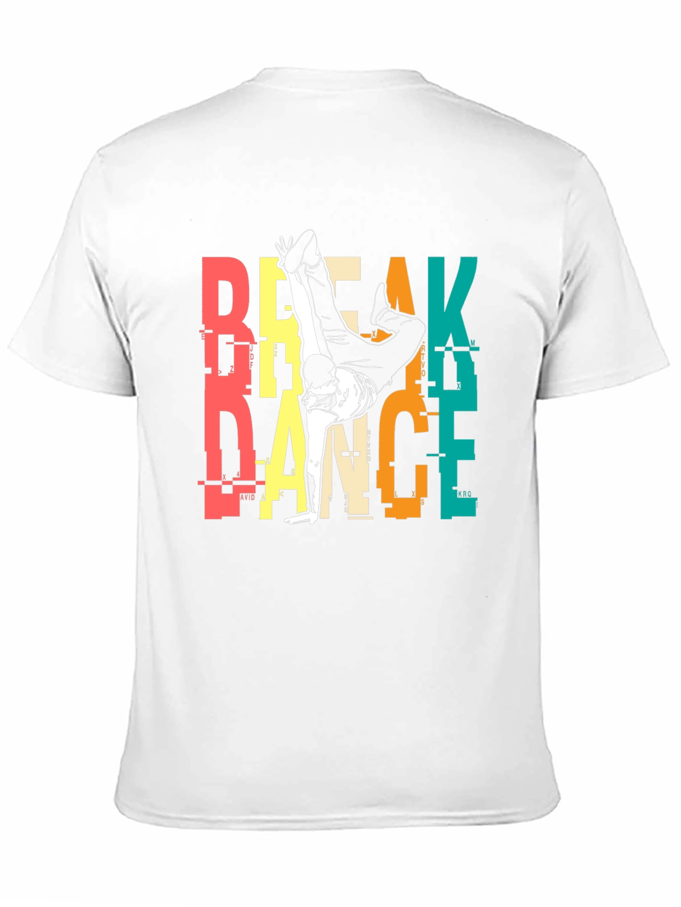 Black Breakdance Graphic Print Tee - Urban Style view 11