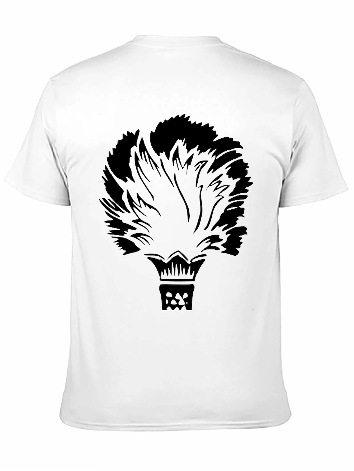 Black Black Graphic Tee - Crown & Feathers Design view 11