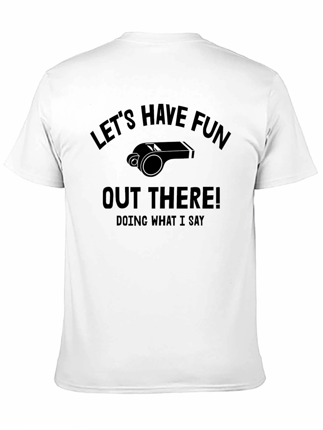 Black Funny Coach T-Shirt - Let's Have Fun! view 11