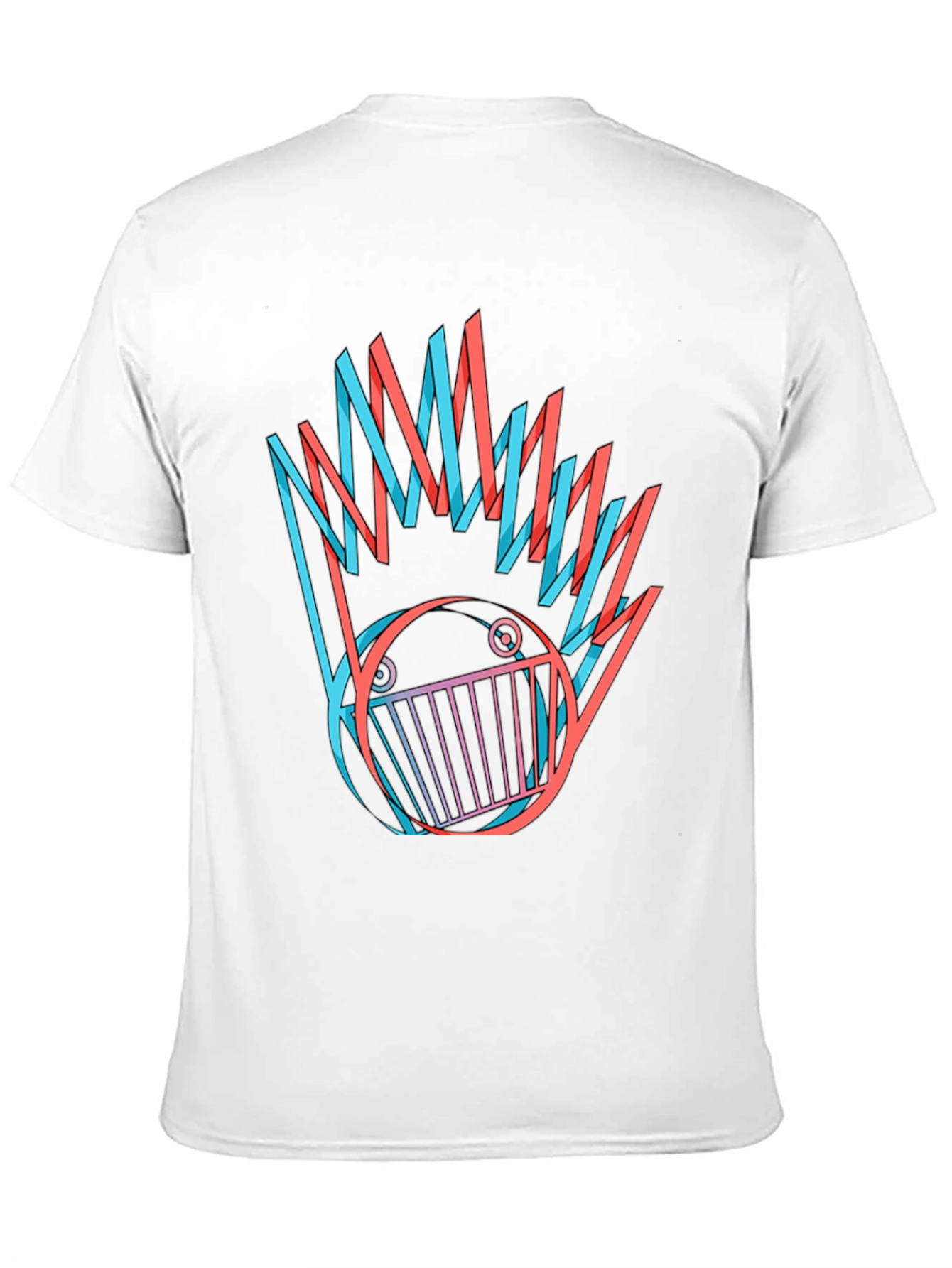 Black Abstract Graphic Print Black T-Shirt view 11