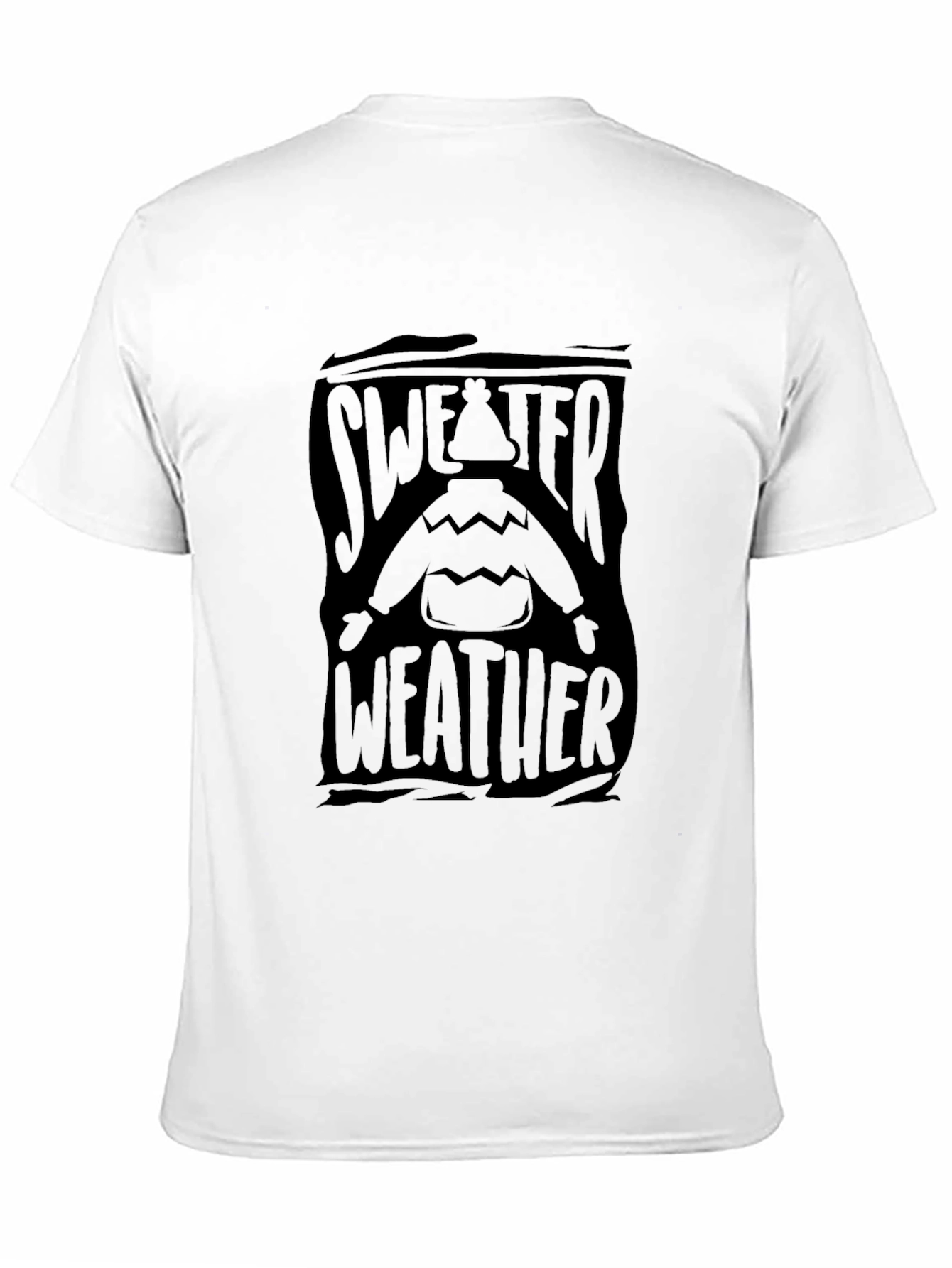 Black Sweater Weather T-Shirt - Black Graphic Tee view 11