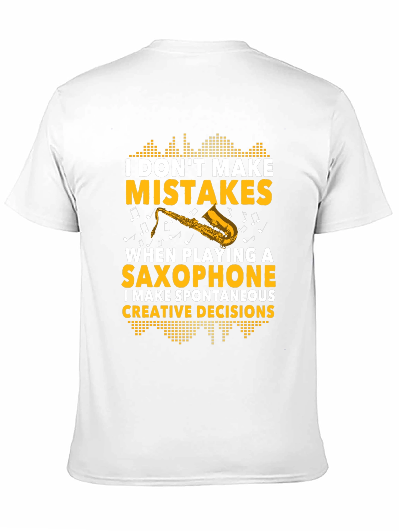 Black Saxophone Player's Creative Decision T-Shirt view 11