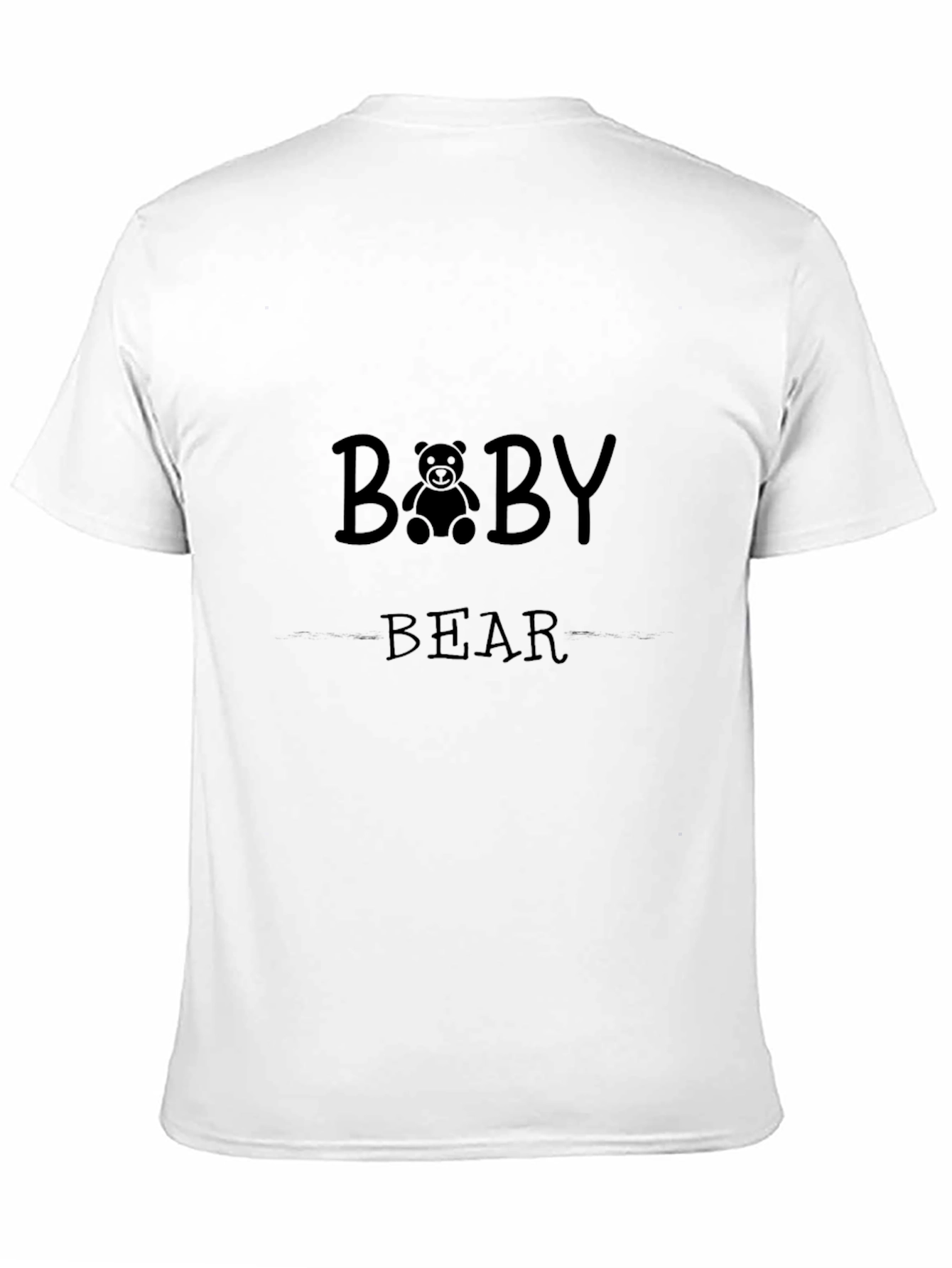 Black Baby Bear Black T-Shirt - Soft Cotton Tee view 11