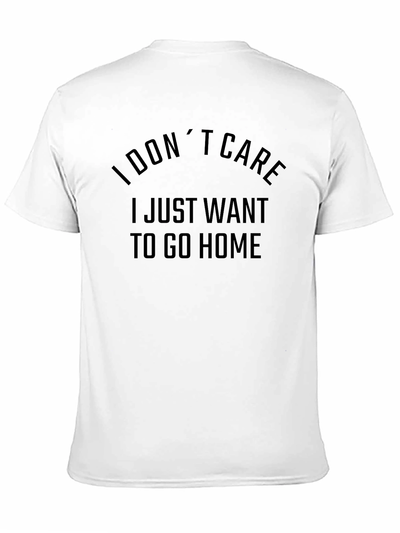 Black I Don't Care - Graphic Tee view 11