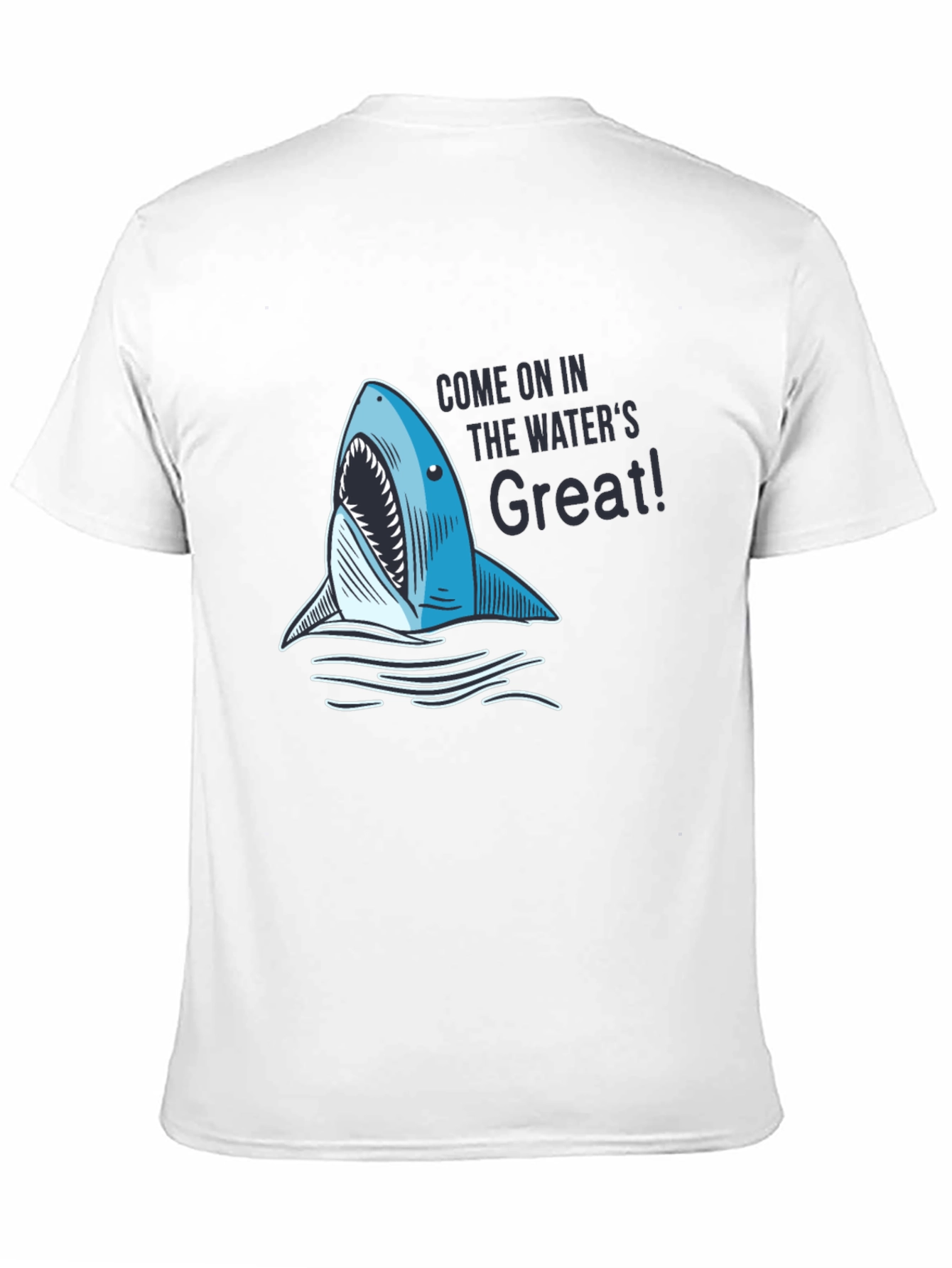 Black Shark Bite Tee - Come On In T-Shirt view 11