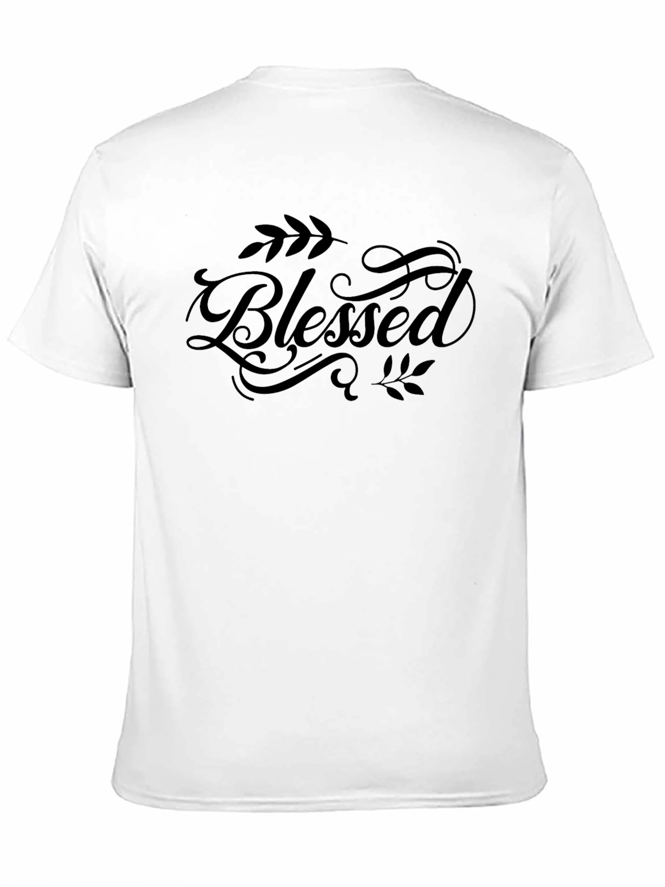Black Blessed Graphic Tee - Stylish Comfort Fit T-Shirt view 11