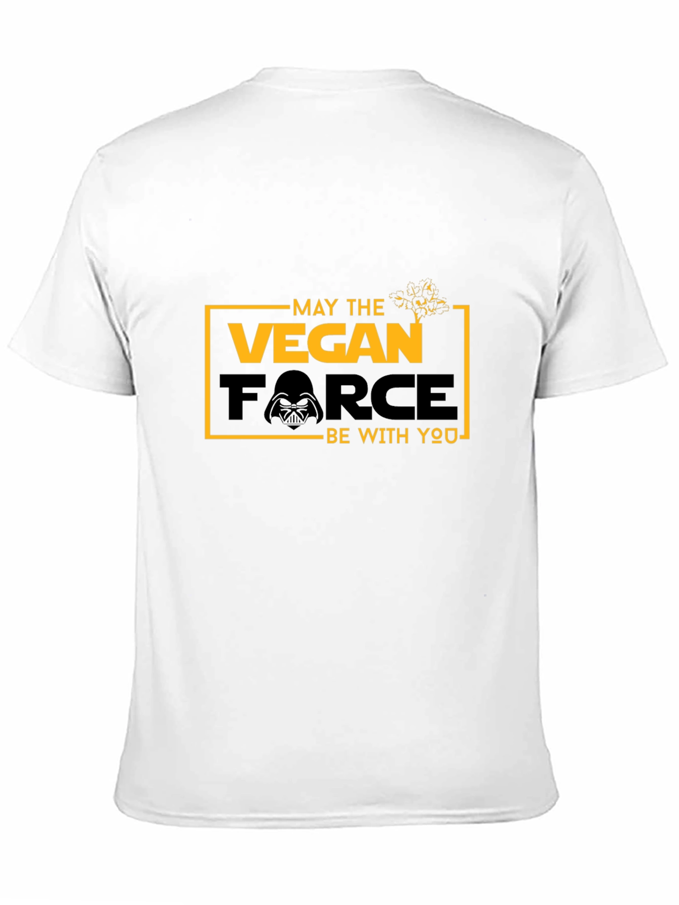 Vegan Force Graphic T-Shirt - May the Vegan Force Be With You - 11