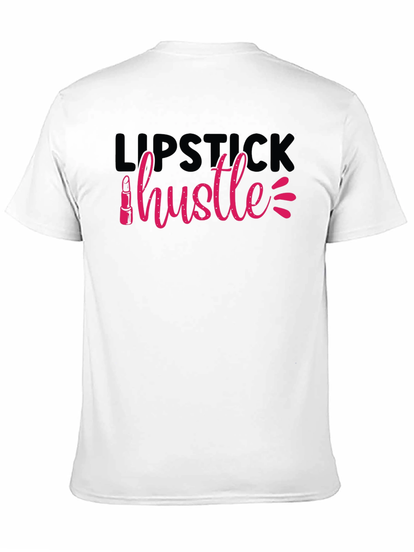 Black Lipstick Hustle Graphic Tee - Unisex Cotton T-Shirt view 11