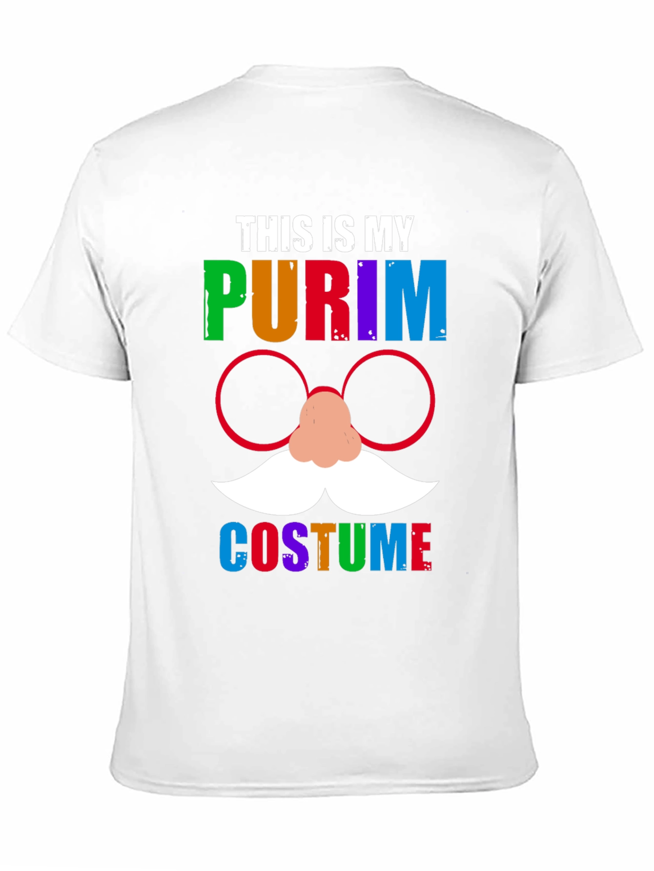 Black This is My Purim Costume T-Shirt view 11