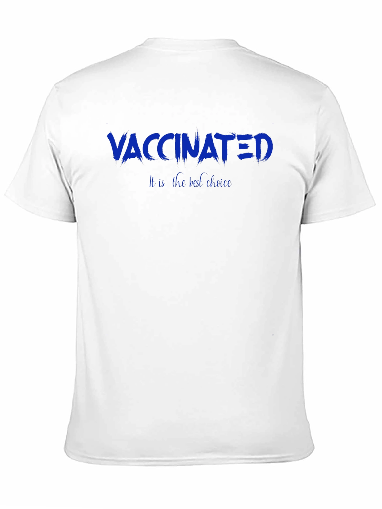 Black Vaccinated Tee - The Best Choice T-Shirt view 11