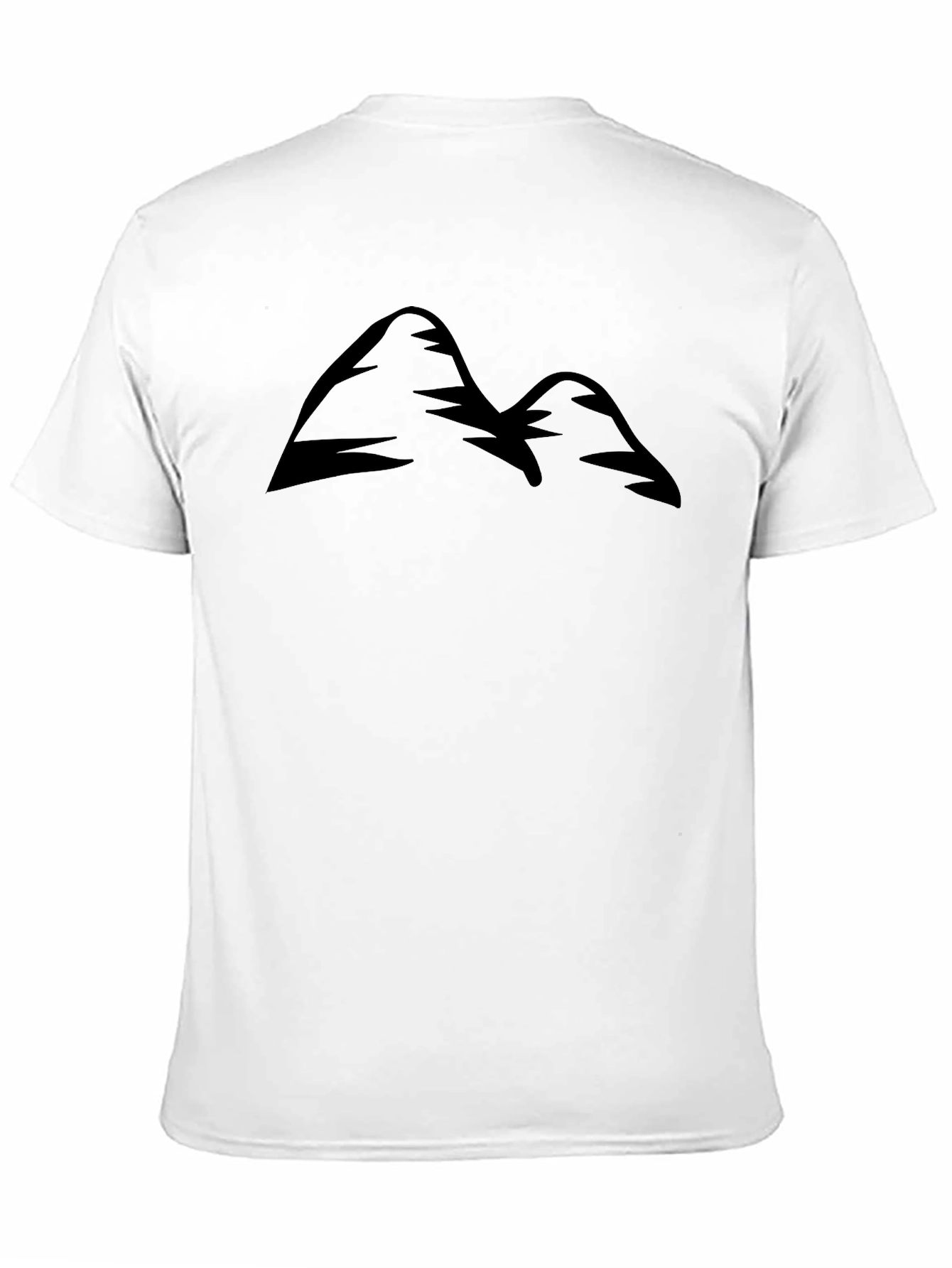 Black Mountain Peak Graphic Tee - Black Short Sleeve view 11
