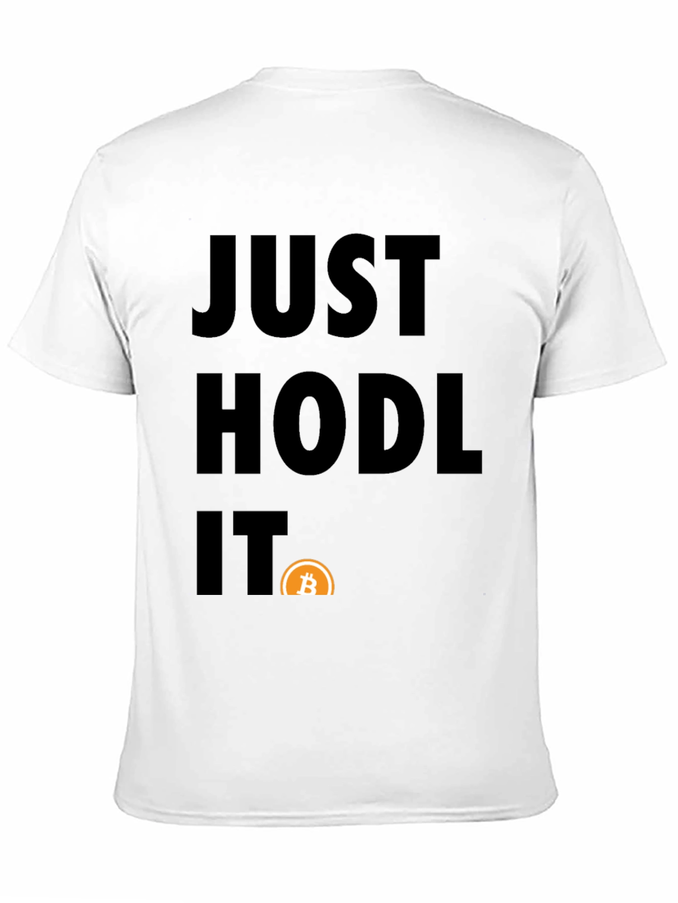 Black Just Hodl It Bitcoin Graphic Tee view 11