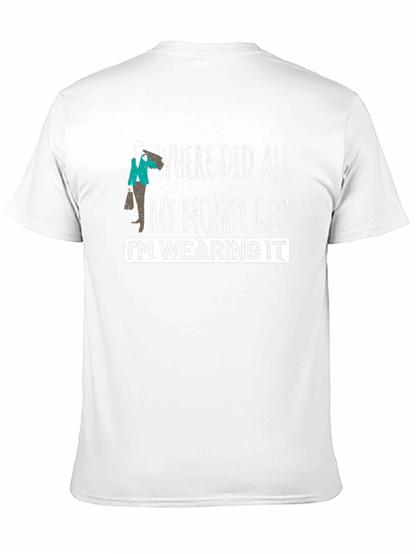 Black Funny Money T-Shirt - I'm Wearing It view 11