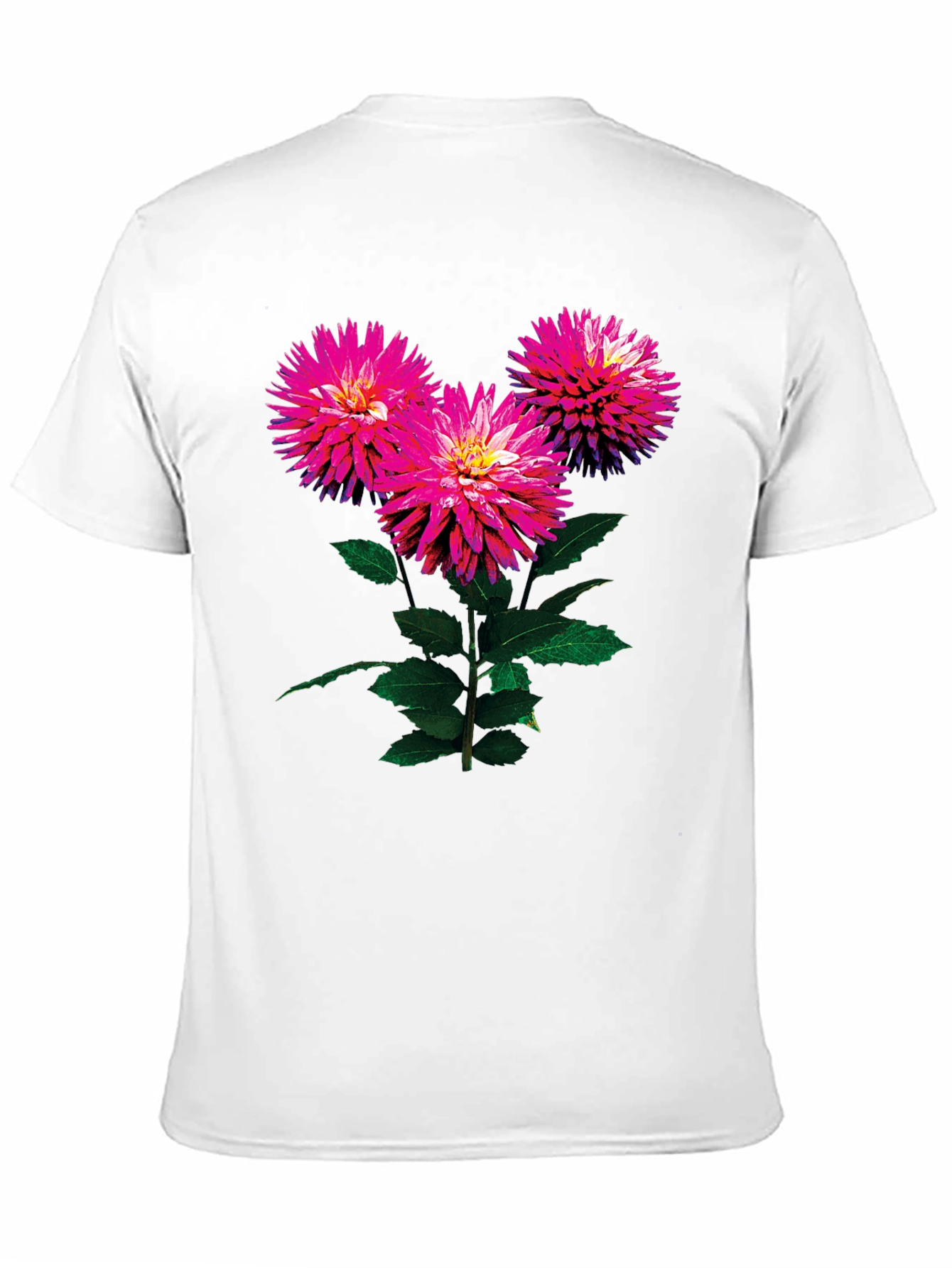 Black Floral Print Black T-Shirt view 11