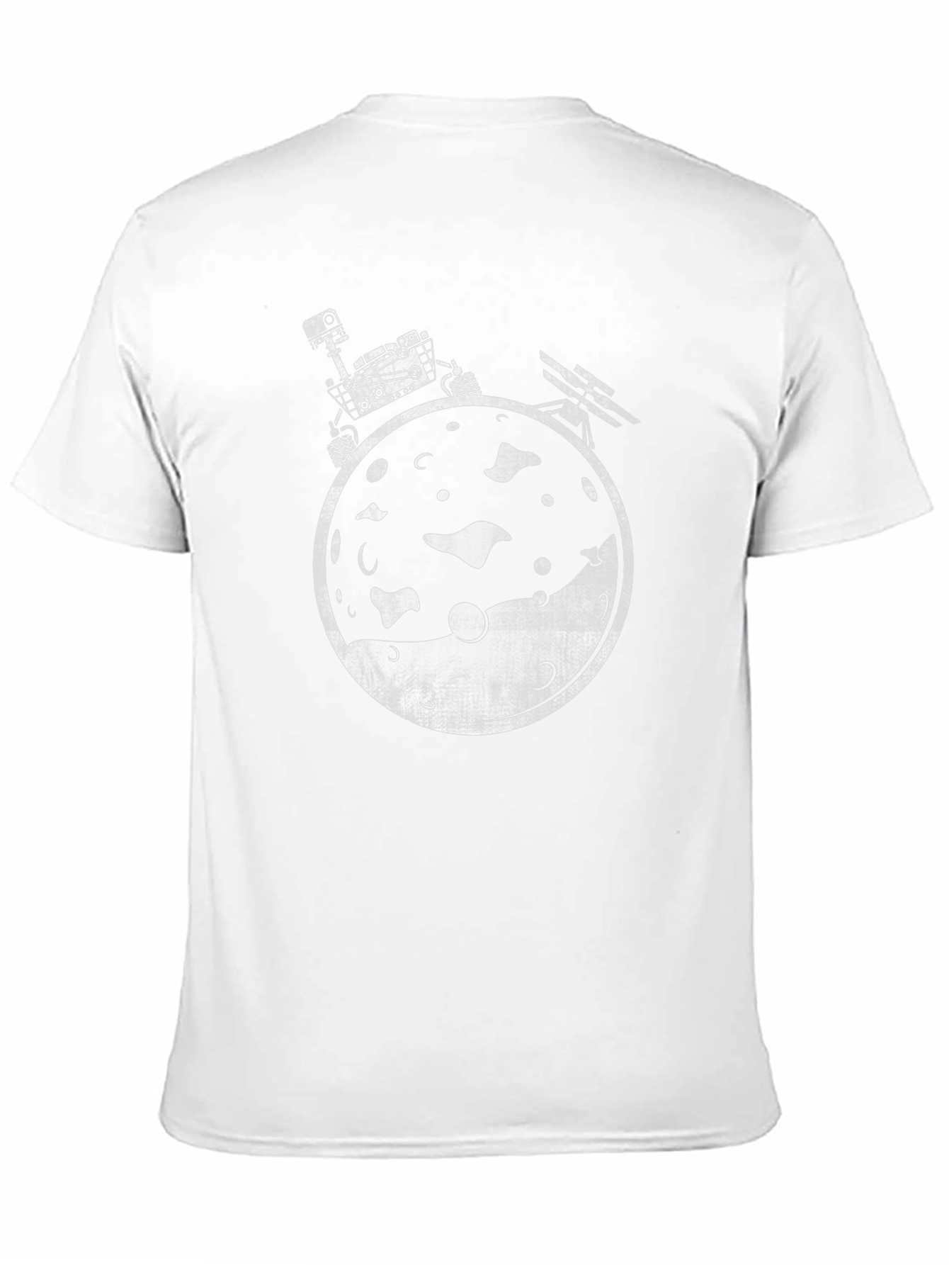 Mars Rover Graphic Tee - Black Cotton T-Shirt - 11