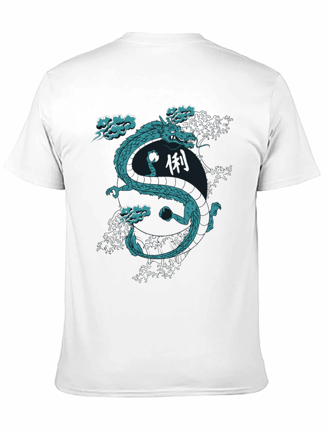 Black Dragon Graphic T-Shirt - Black view 11