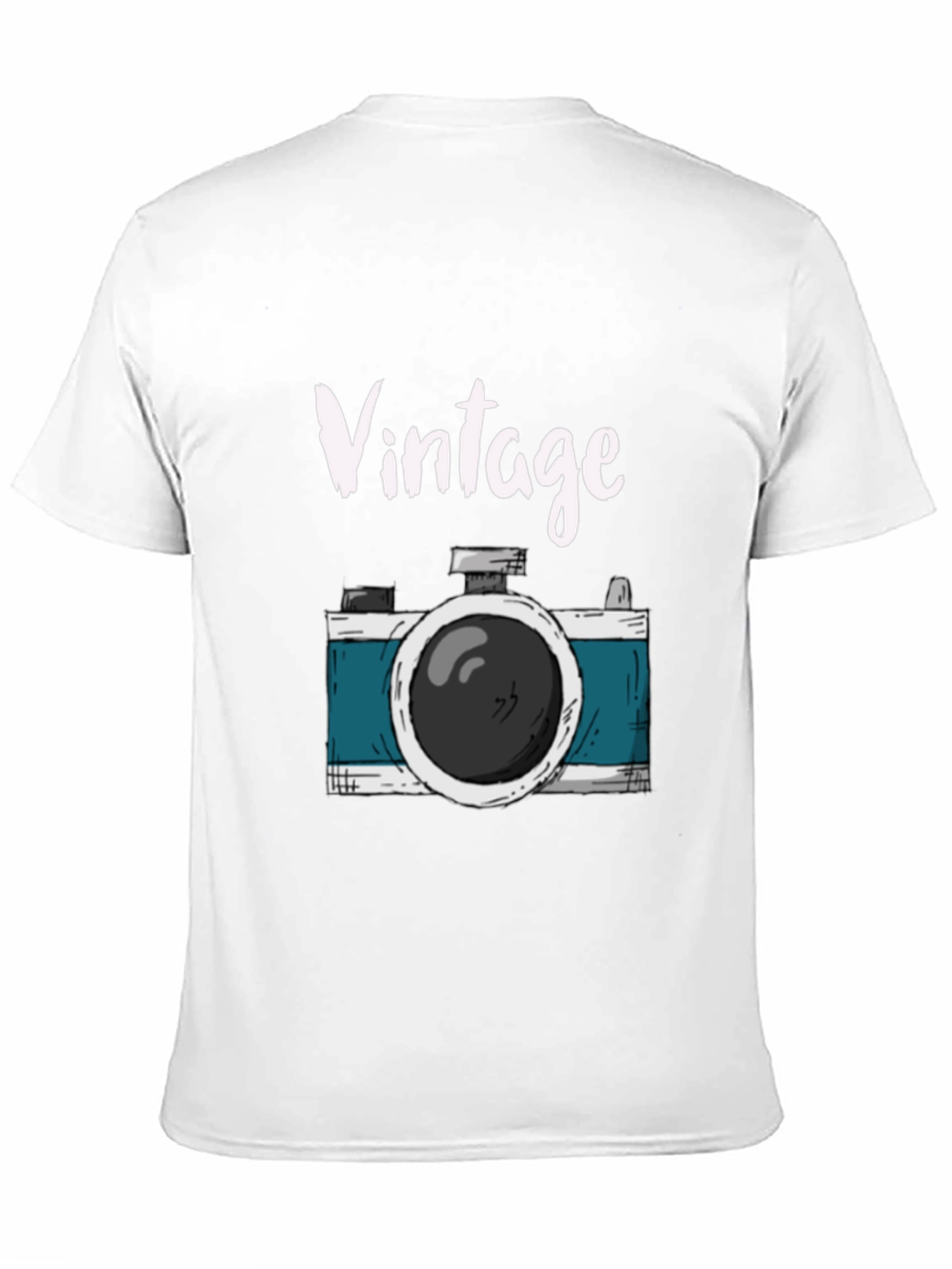 Black Vintage Camera Graphic Tee view 11