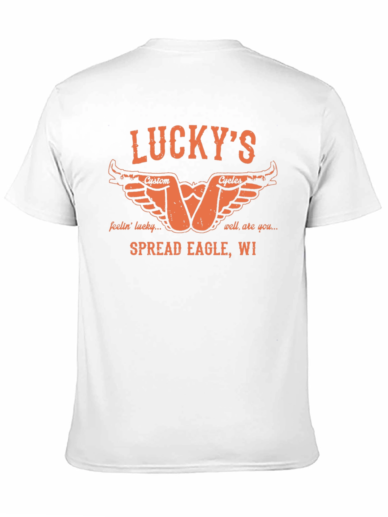 Black Lucky's Custom Cycles T-Shirt view 11