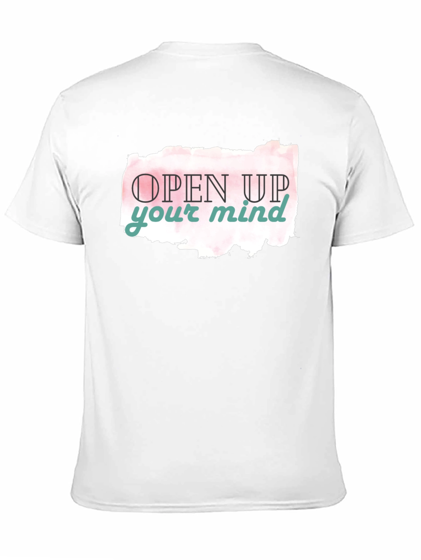 Black Open Mind Graphic Tee - Black Casual T-Shirt view 11