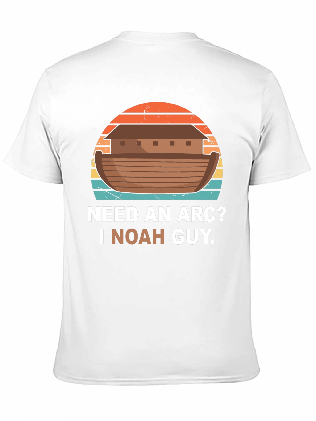 Black Need An Arc? I Noah Guy T-Shirt view 11