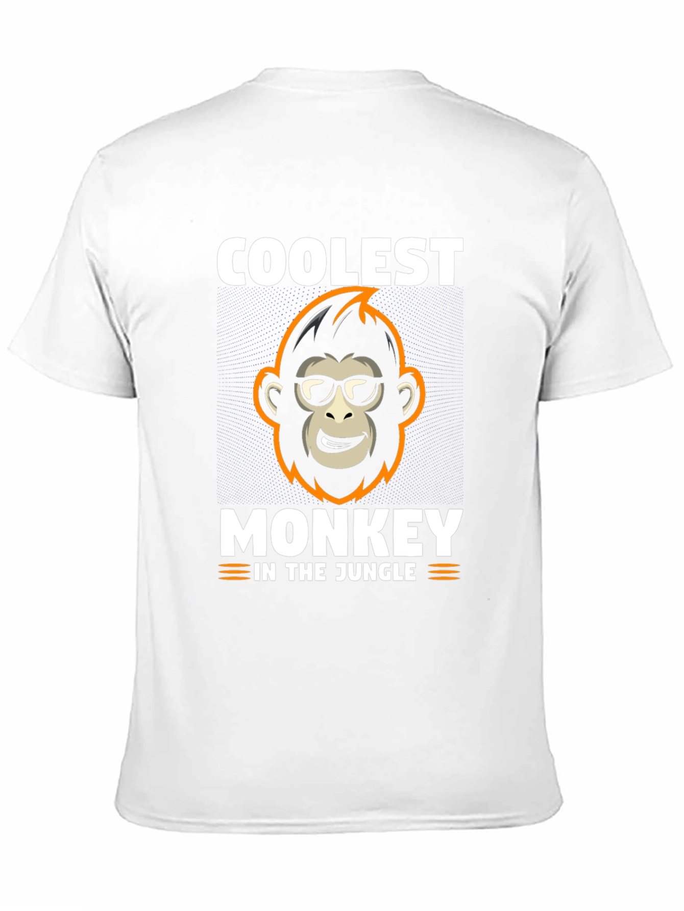 Black Coolest Monkey in the Jungle Black T-Shirt view 11
