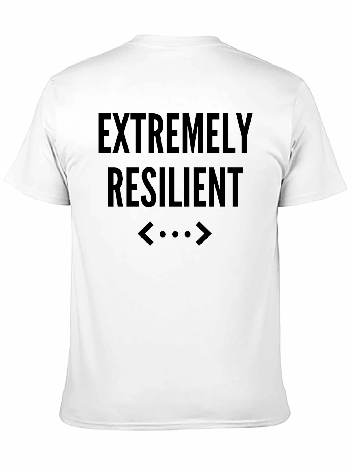 Black Extremely Resilient Graphic T-Shirt view 11