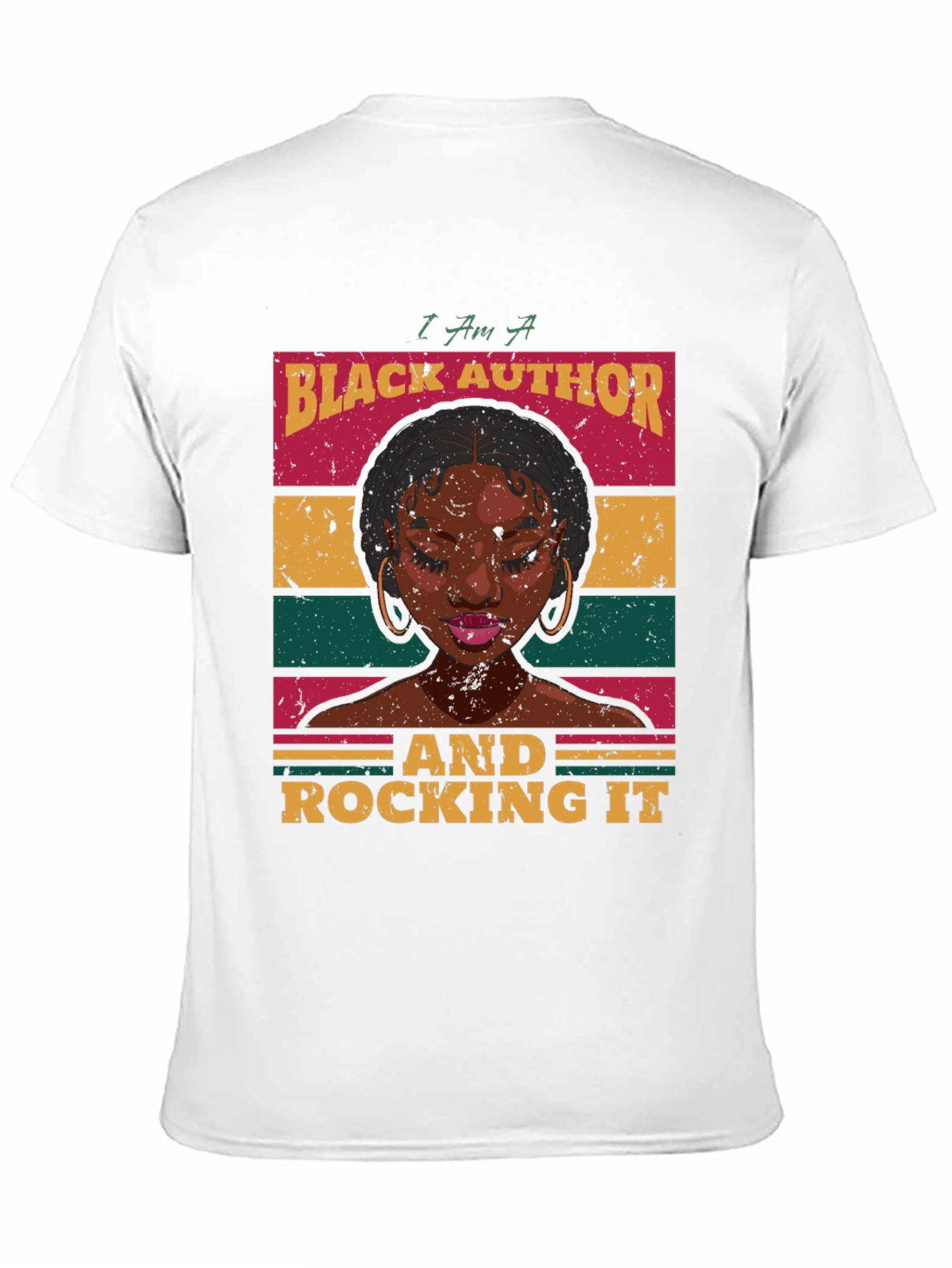 Black Black Author Rocking It T-Shirt view 11