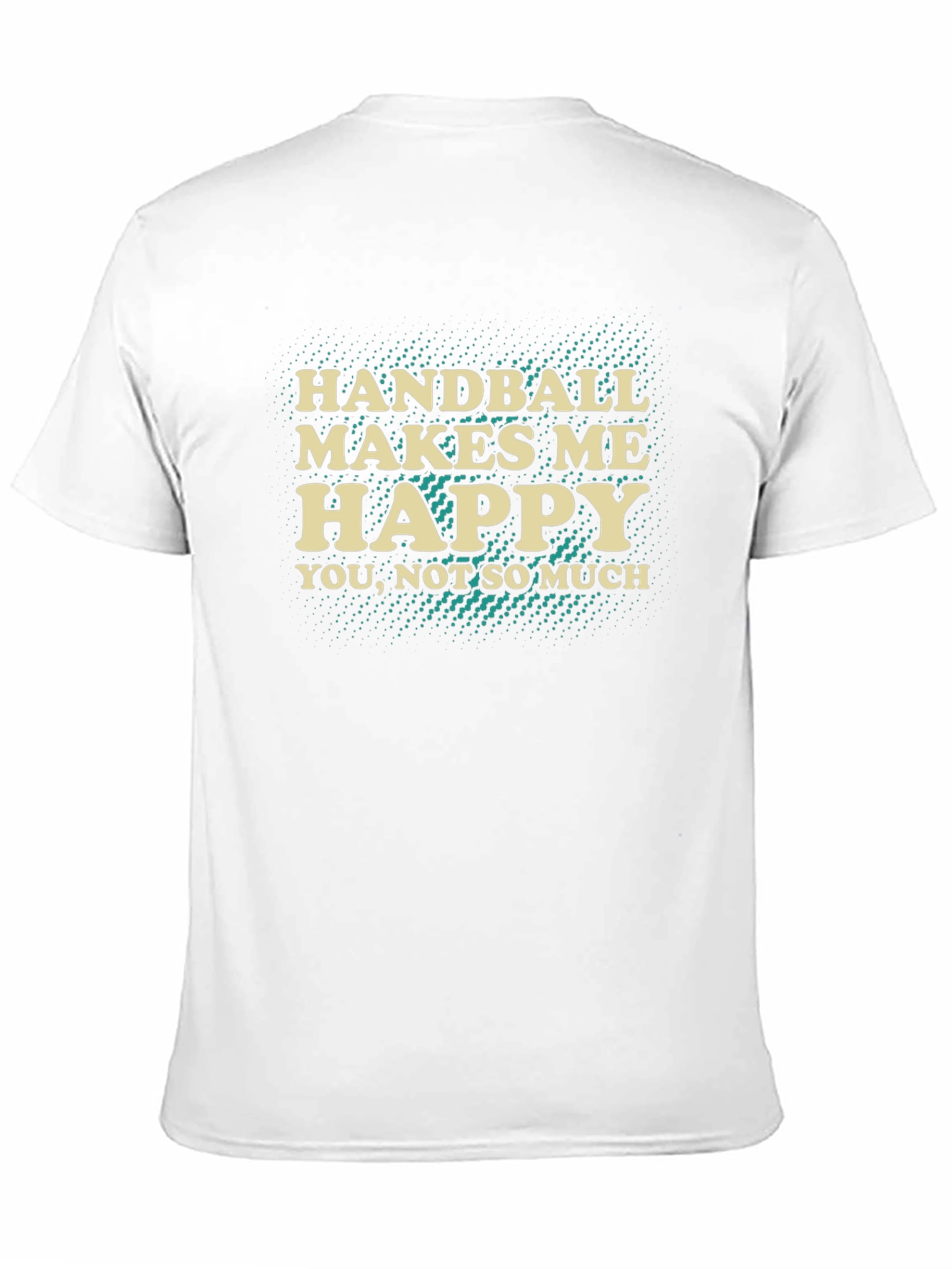 Black Handball Makes Me Happy Graphic Tee view 11