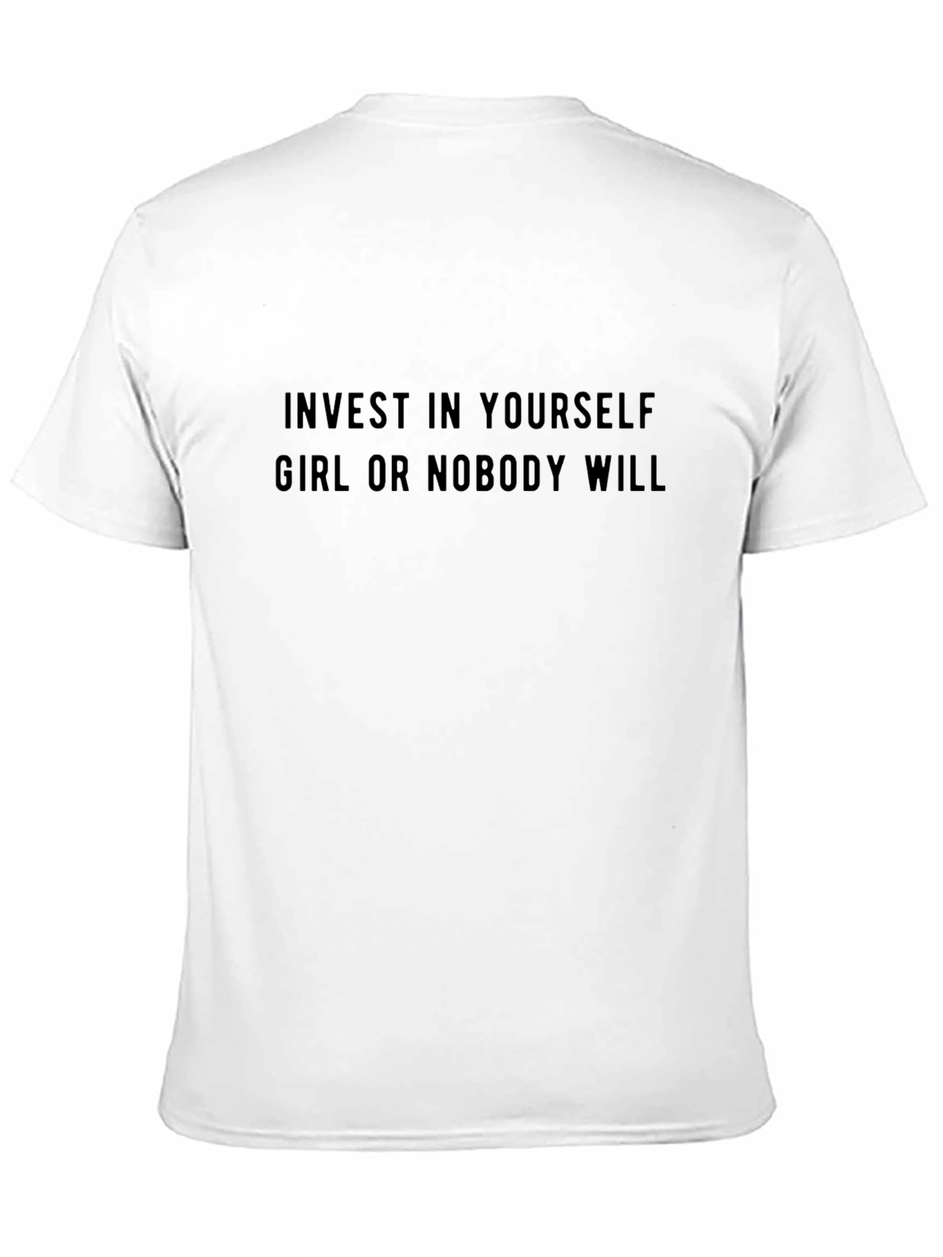 Black Invest in Yourself T-Shirt view 11